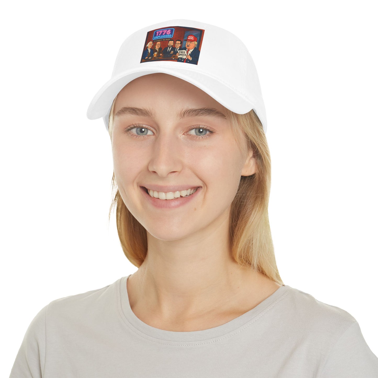 Patriotic Fan Baseball Cap, Unplugged Cap for Sports Events, Great for Gifts, Fourth of July, Outdoor Activities, Casual Wear