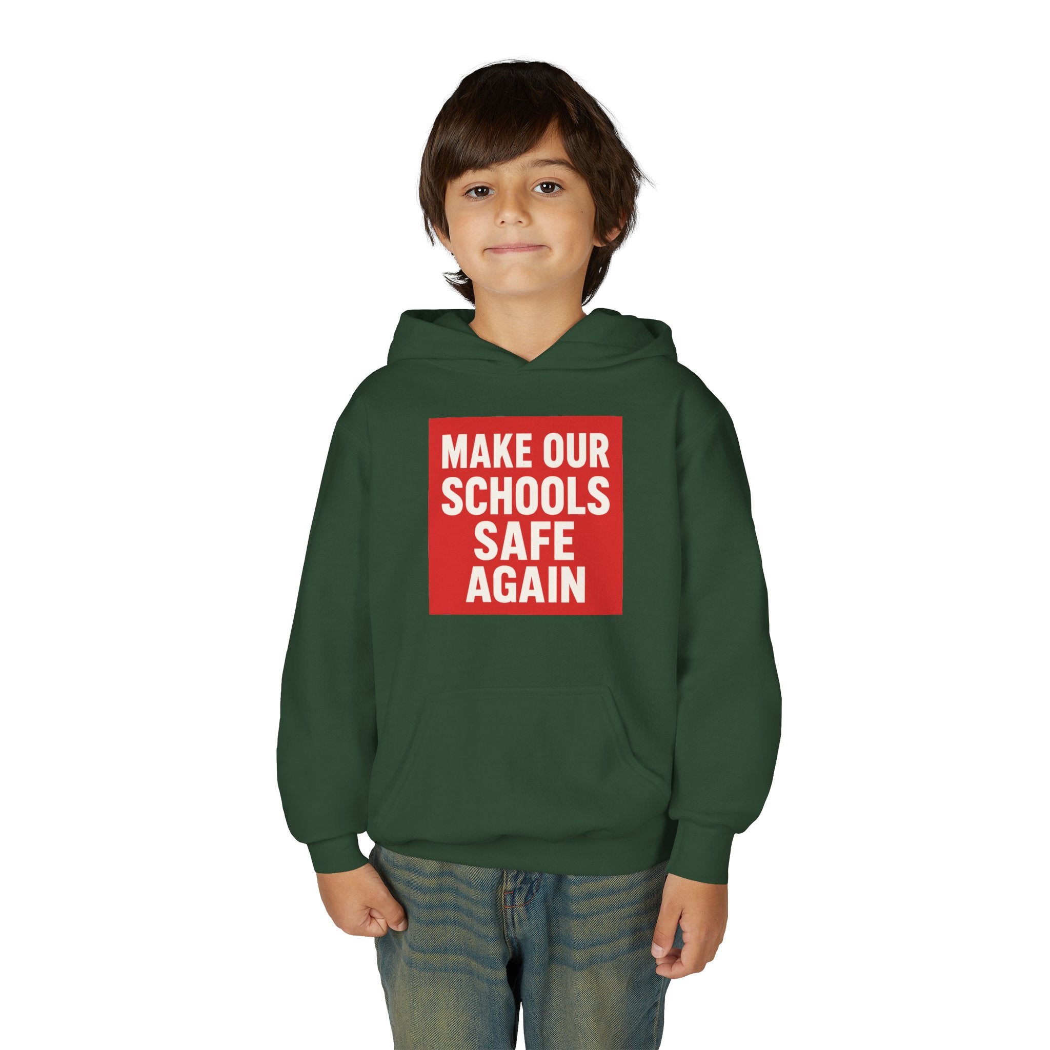 Youth Advocacy Hoodie: Make Our Schools Safe Again, Youth Sweatshirt, Comfortable Hoodie for Change, School Spirit Wear, Youth [...]