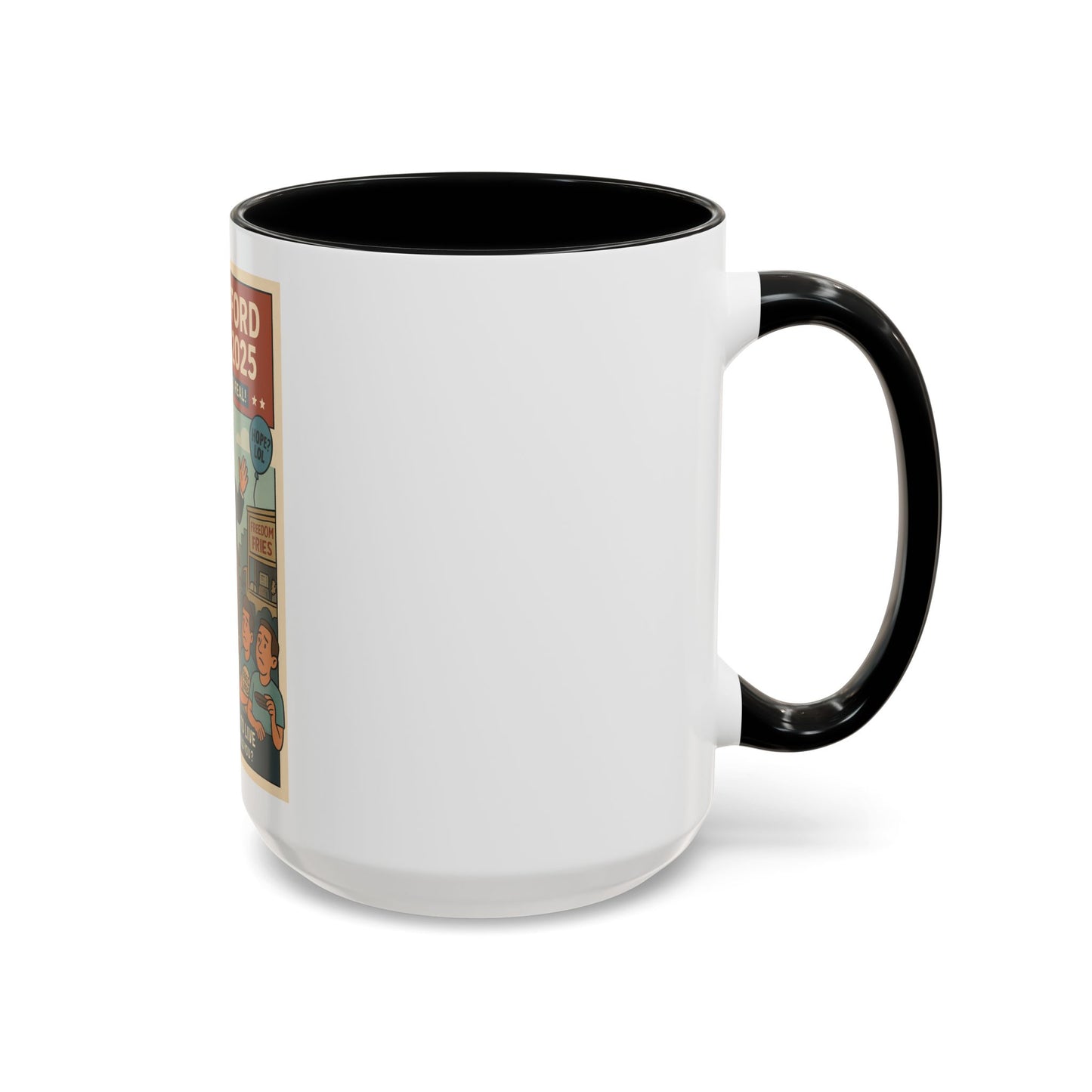 Retro-Inspired Accent Coffee Mug, Funny Gift for Coffee Lovers, Unique Kitchen Decor, Humorous Mug for 2025, Perfect for Birthdays & [...]