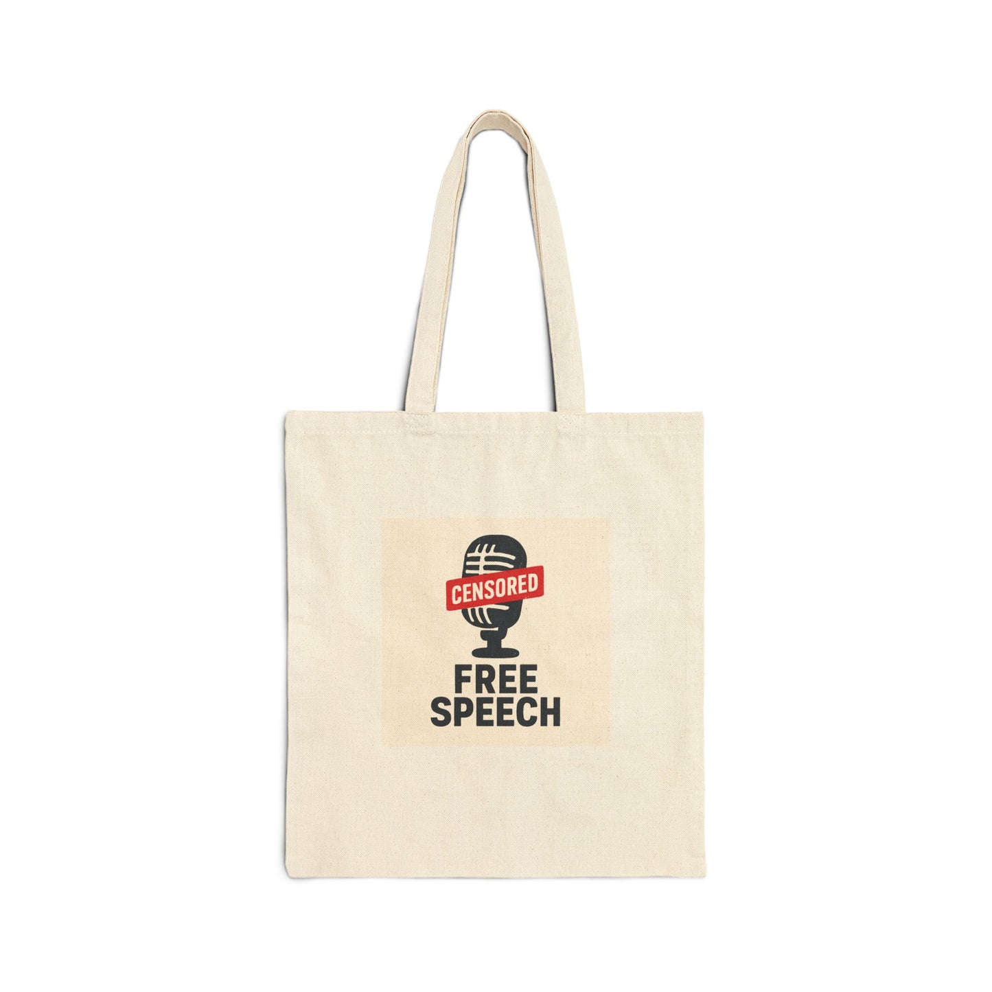 Bold Statement Cotton Tote Bag, Eco-Friendly Shopper, Reusable Grocery Bag, Protest Tote, Gift for Activists