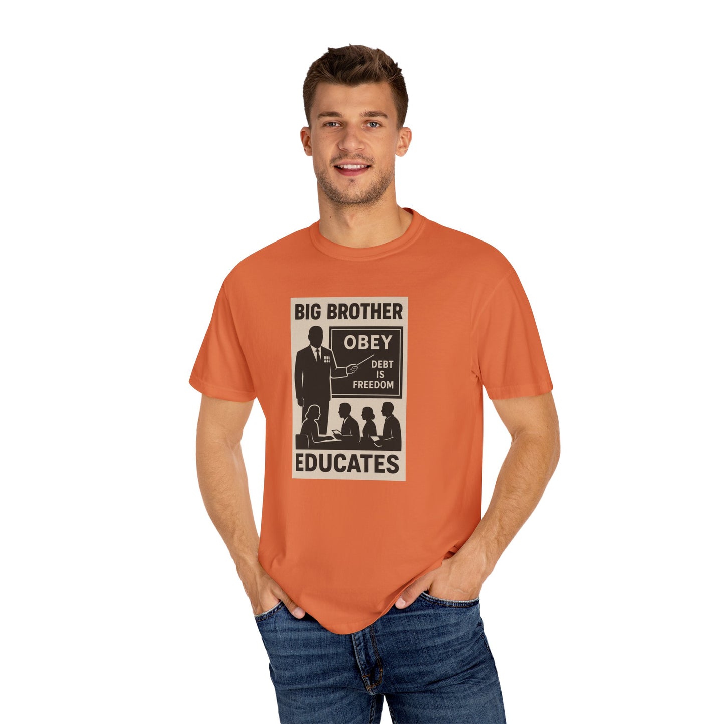 Big Brother T-Shirt, Unisex Graphic Tee, Vintage Protest Shirt, Political Statement Tee, Gift for Activists, Comfortable Everyday Wear