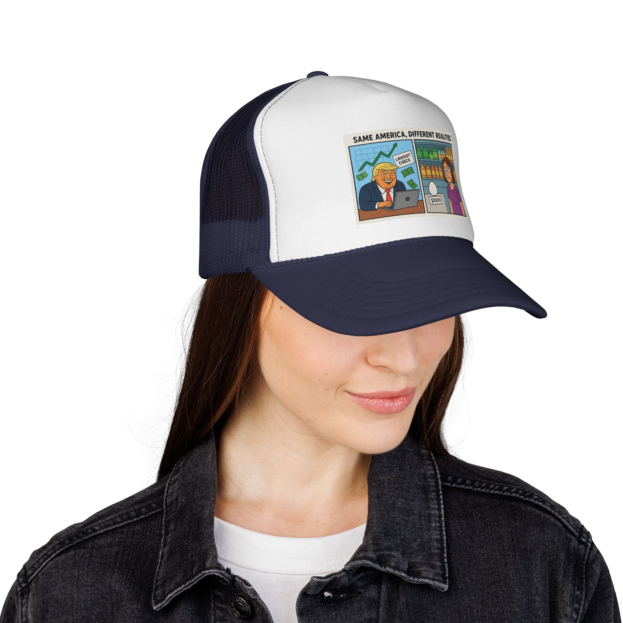 Funny Political Trucker Caps - Humorous Gift for Political Enthusiasts, Unique Accessories for Holidays, Birthday Gift, Casual Wear