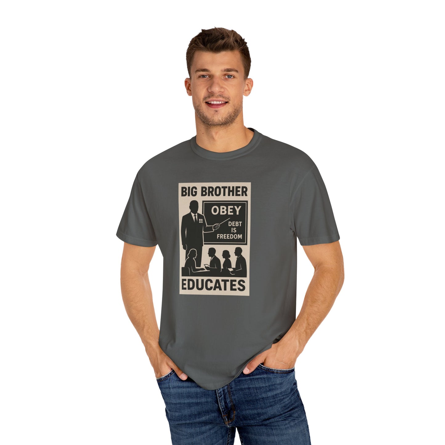 Big Brother T-Shirt, Unisex Graphic Tee, Vintage Protest Shirt, Political Statement Tee, Gift for Activists, Comfortable Everyday Wear