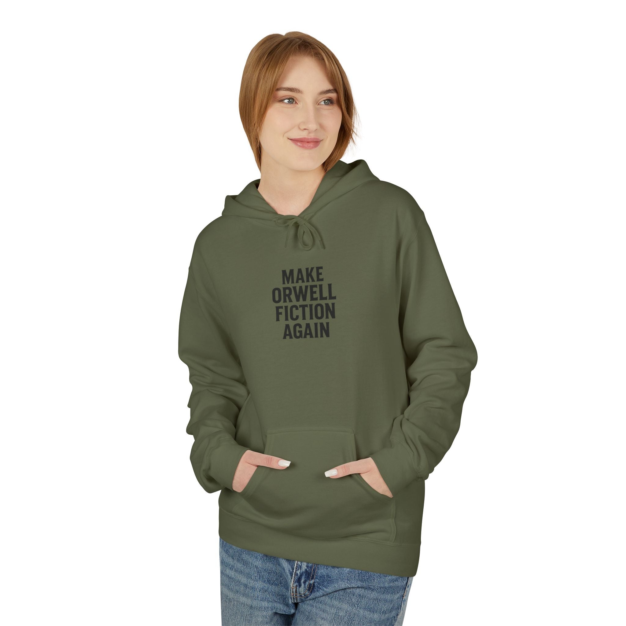 Orwell-Inspired Hoodie: Perfect for Book Lovers, Literary Gifts, Cozy Wear, Dystopian Vibes, Unique Statement Piece
