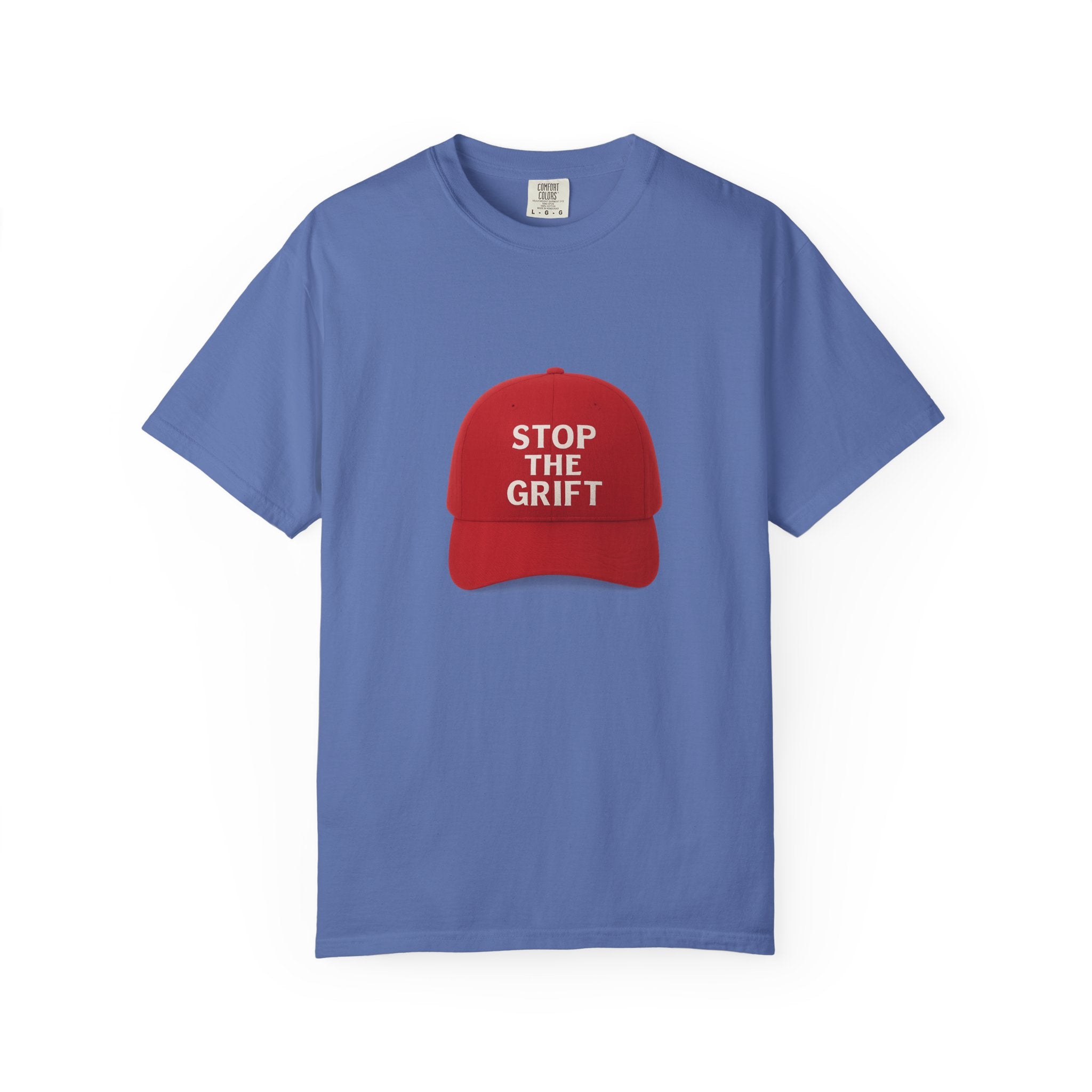 Unisex Garment-Dyed T-shirt with 'STOP THE GRIFT' Design, Casual Tee, Thought-Provoking Shirt, Gift for Activists, Statement Apparel, [...]