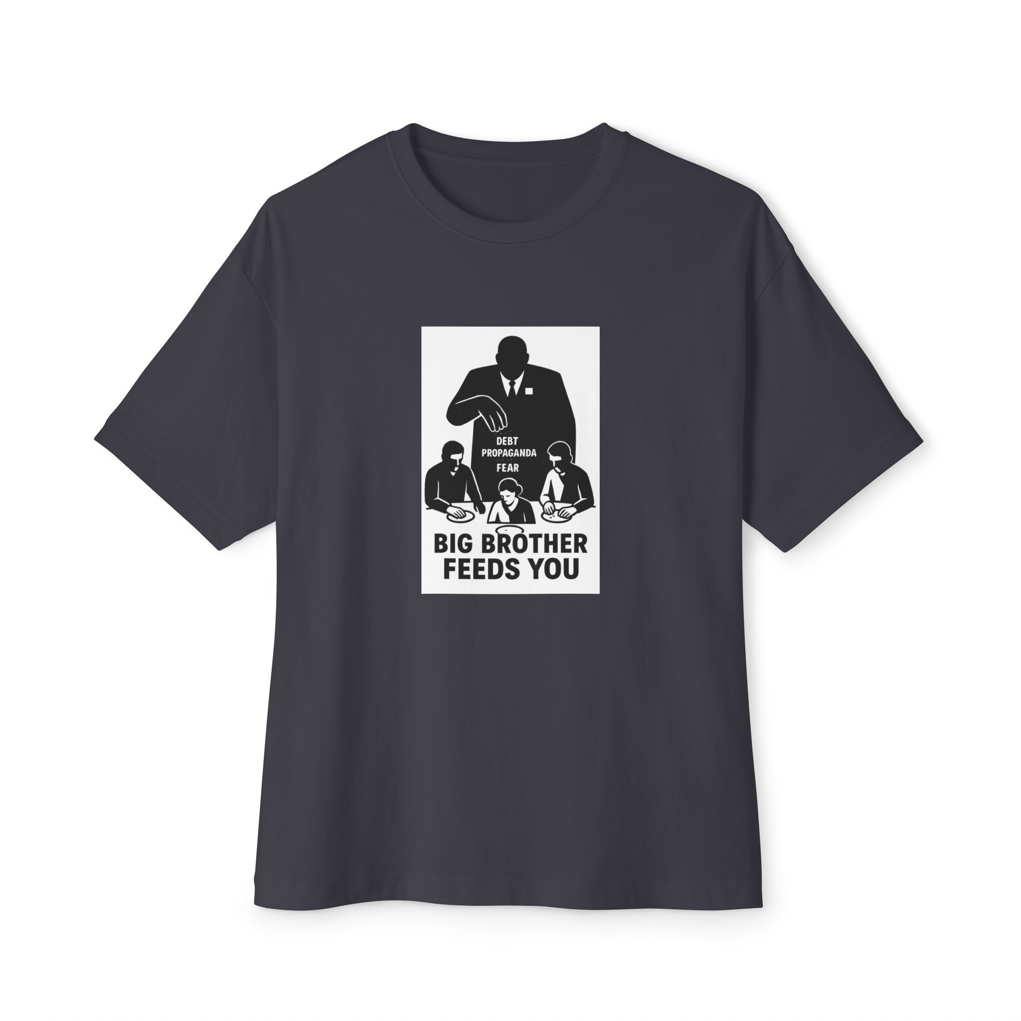 Unisex Oversized Boxy Tee - Fake News Veteran Tee, Casual Graphic T-Shirt, Streetwear, Gift for Friends, Unique Statement Shirt