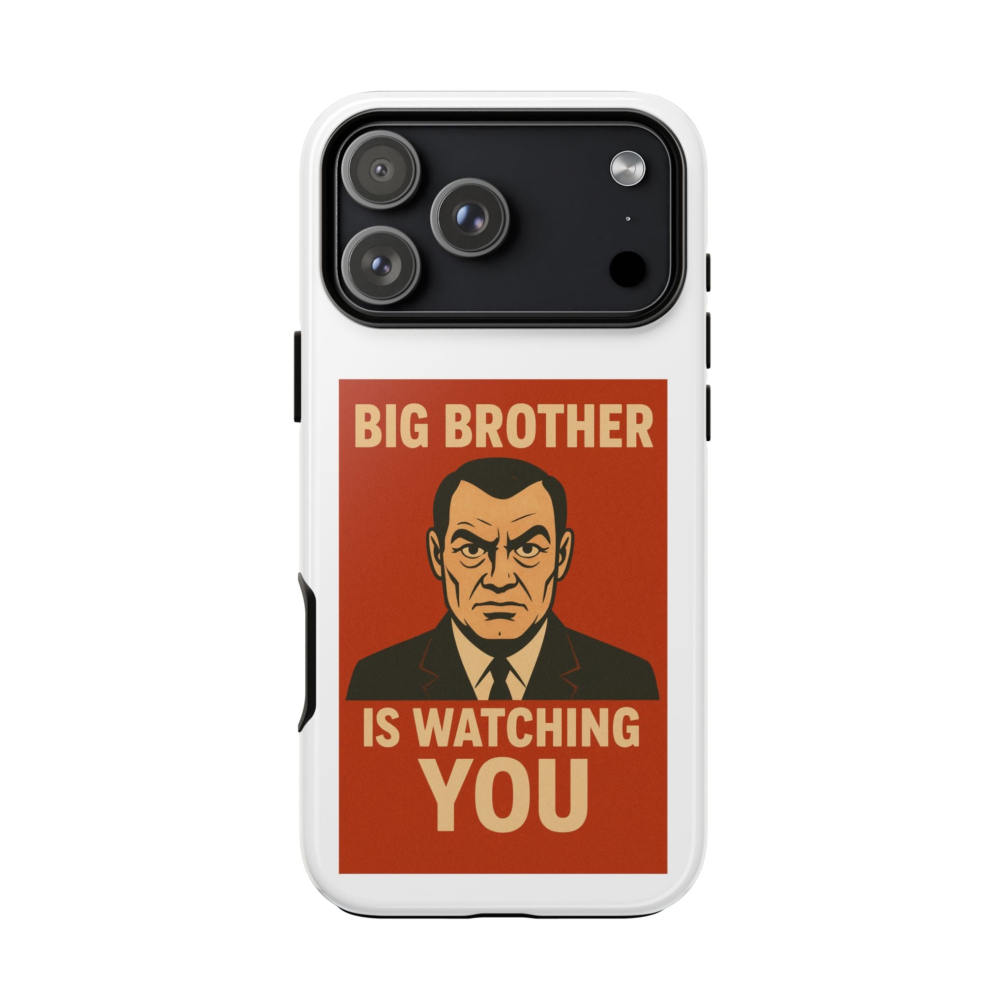 Phone Case - Big Brother Is Watching You, Vintage Style Case, Pop Culture Accessory, Unique Gift for Him or Her, Halloween Decor