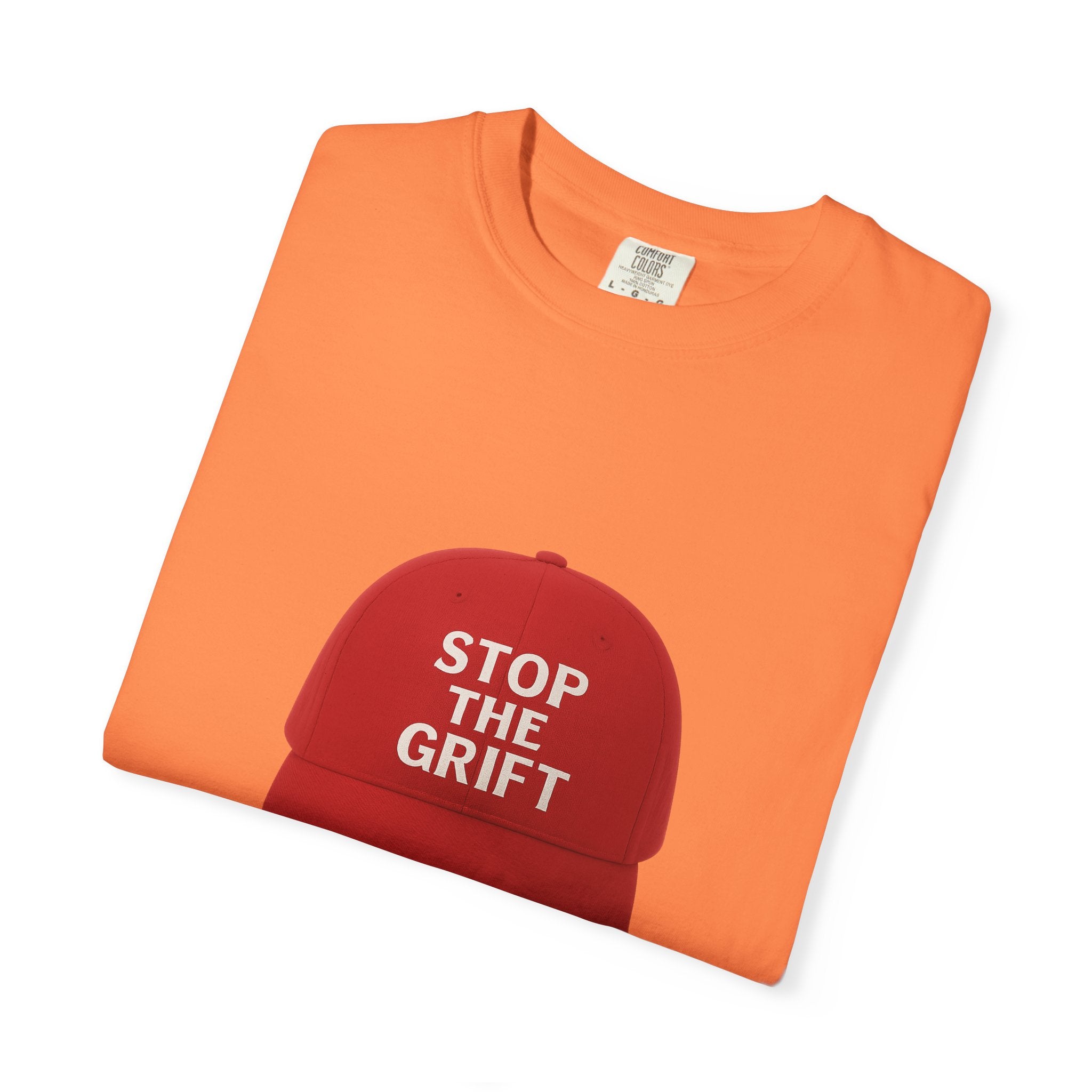 Unisex Garment-Dyed T-shirt with 'STOP THE GRIFT' Design, Casual Tee, Thought-Provoking Shirt, Gift for Activists, Statement Apparel, [...]