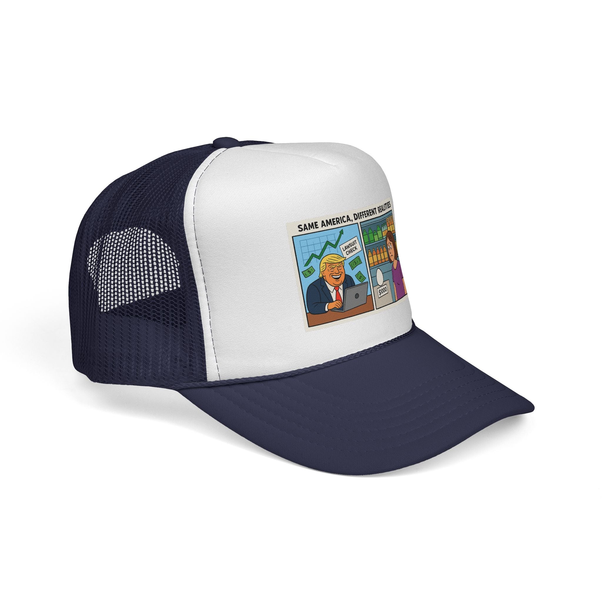 Funny Political Trucker Caps - Humorous Gift for Political Enthusiasts, Unique Accessories for Holidays, Birthday Gift, Casual Wear