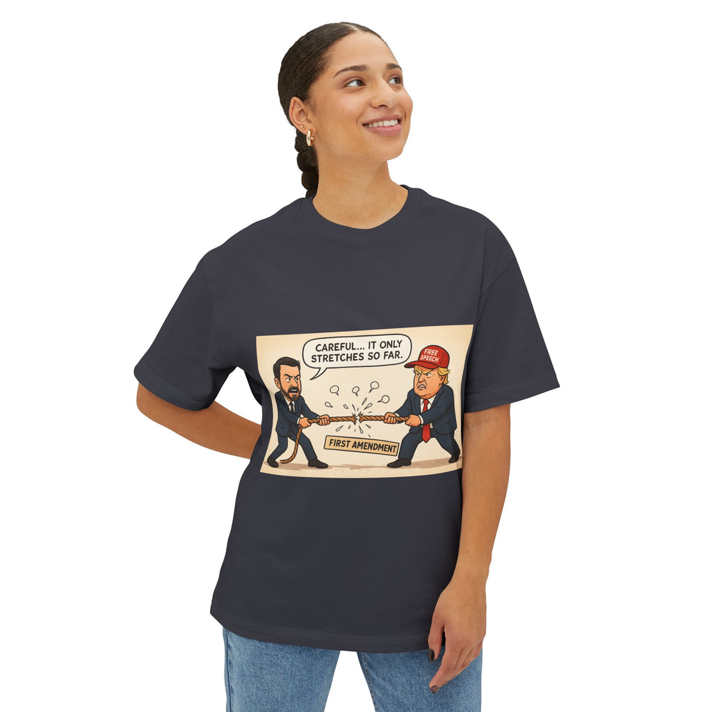 political humor Unisex Oversized Boxy Tee