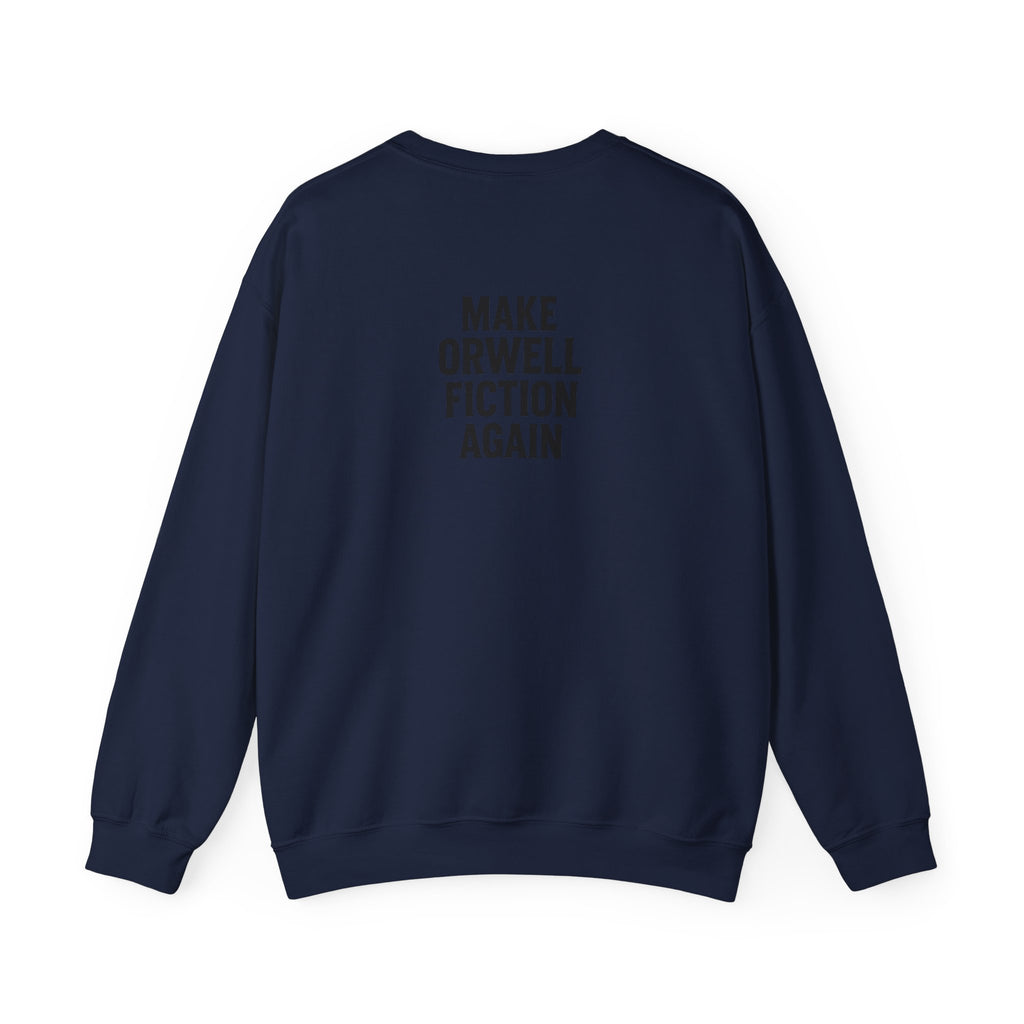 Big Brother Loves You Crewneck Sweatshirt - Unisex Heavy Blend, Cozy Gift, Casual Wear, Statement Piece, Perfect for Any Season