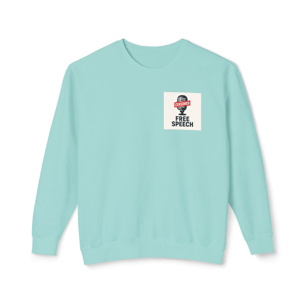 Trump-Inspired Unisex Lightweight Crewneck Sweatshirt, Funny Gift for Dad, Graphic Sweatshirt, Casual Wear, Political Apparel