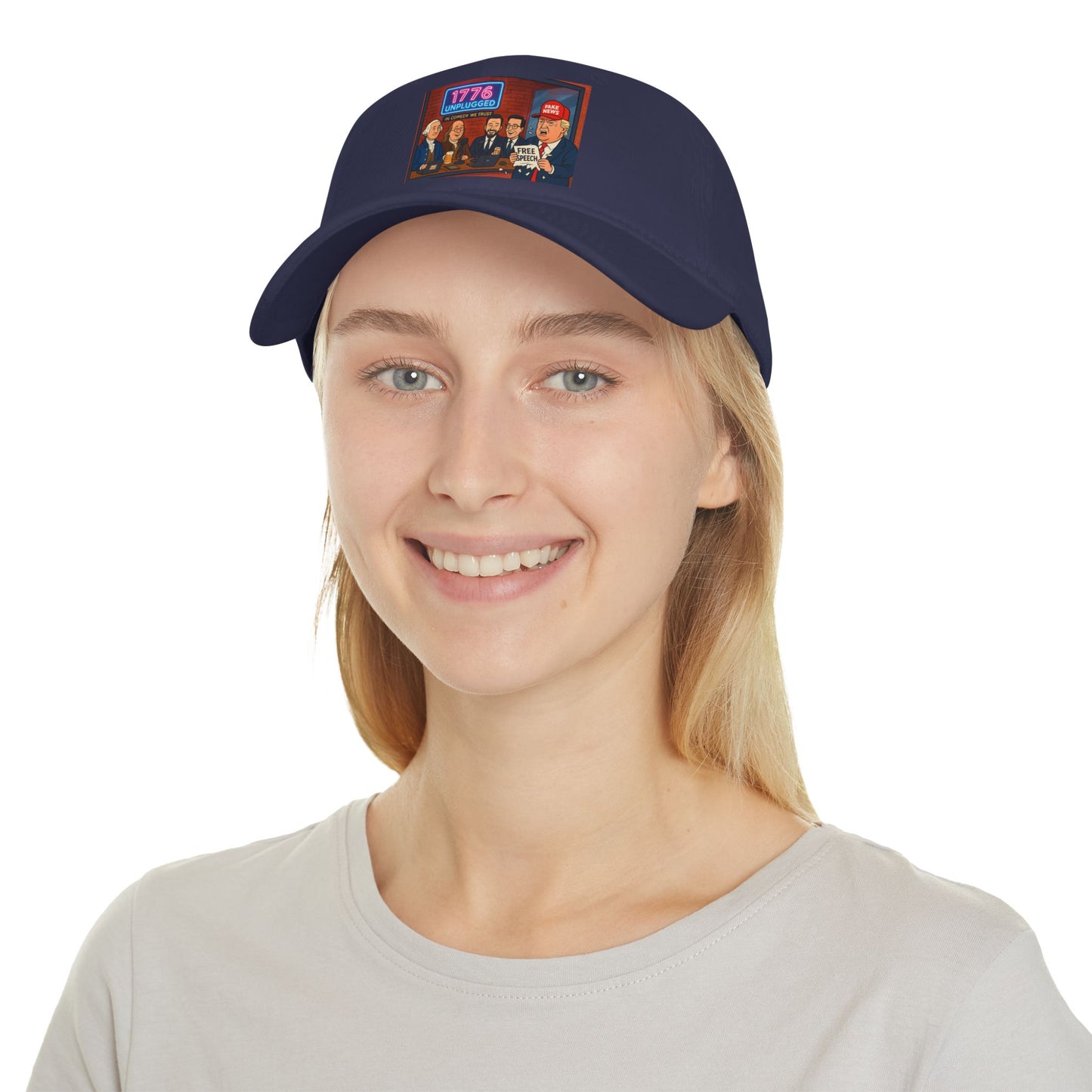 Patriotic Fan Baseball Cap, Unplugged Cap for Sports Events, Great for Gifts, Fourth of July, Outdoor Activities, Casual Wear