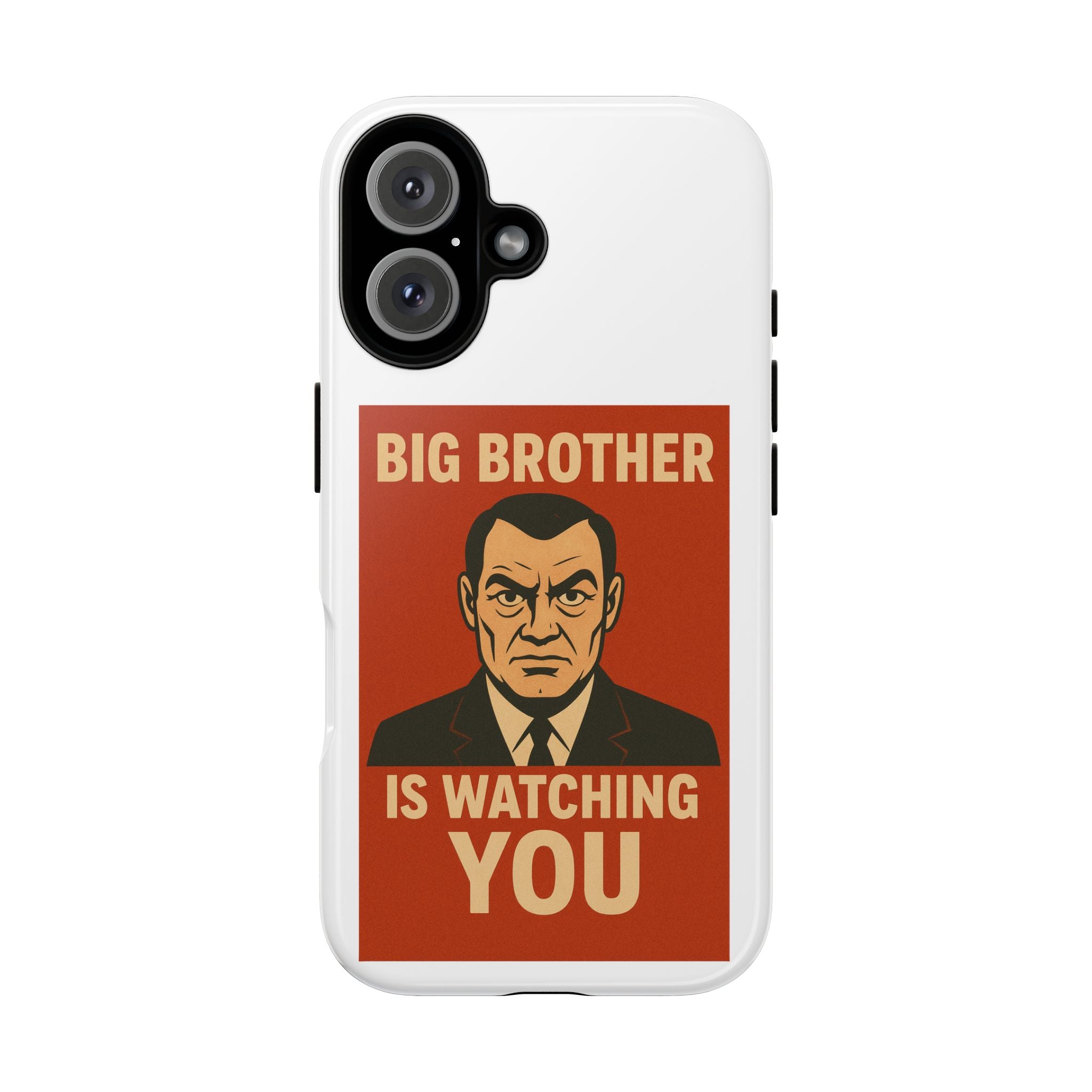 Phone Case - Big Brother Is Watching You, Vintage Style Case, Pop Culture Accessory, Unique Gift for Him or Her, Halloween Decor