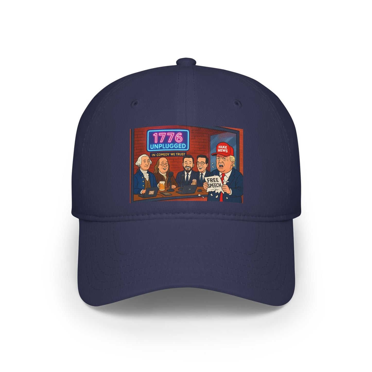 Patriotic Fan Baseball Cap, Unplugged Cap for Sports Events, Great for Gifts, Fourth of July, Outdoor Activities, Casual Wear