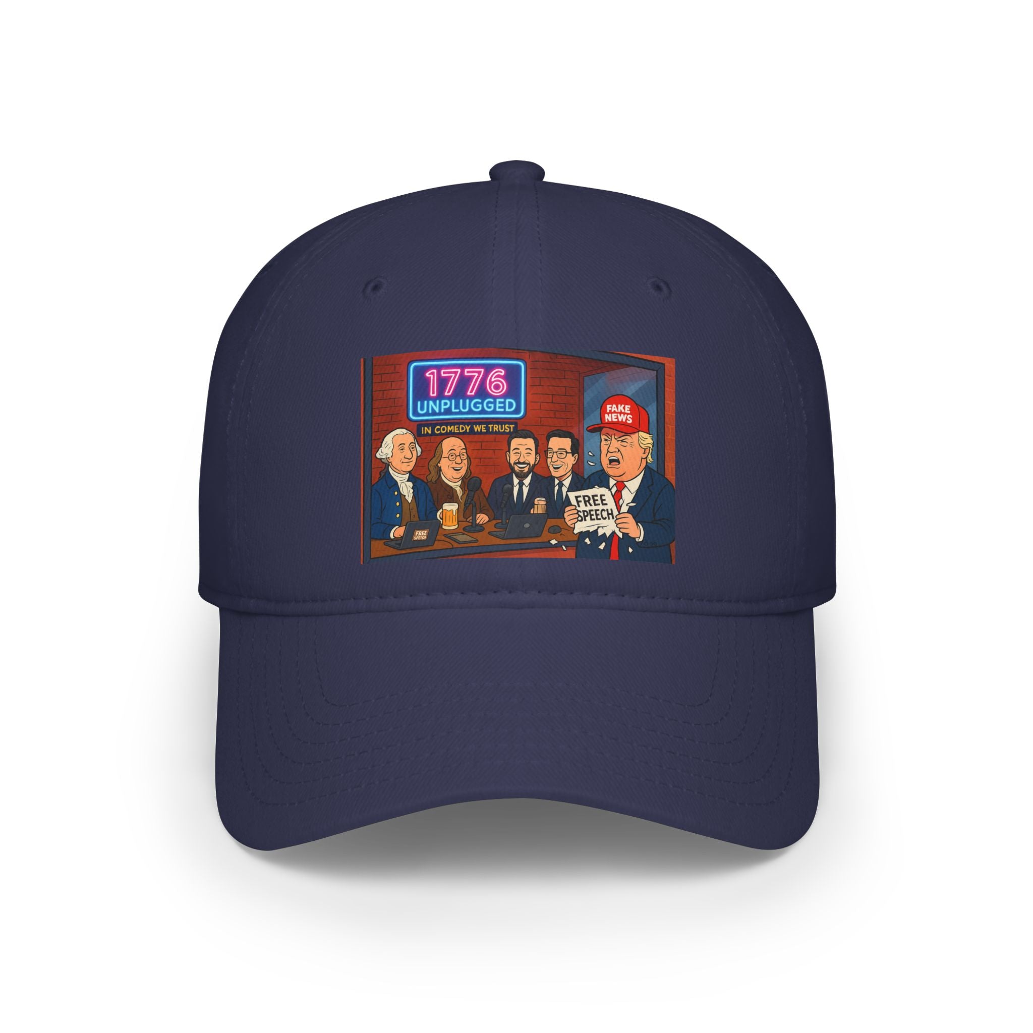 Patriotic Fan Baseball Cap, Unplugged Cap for Sports Events, Great for Gifts, Fourth of July, Outdoor Activities, Casual Wear