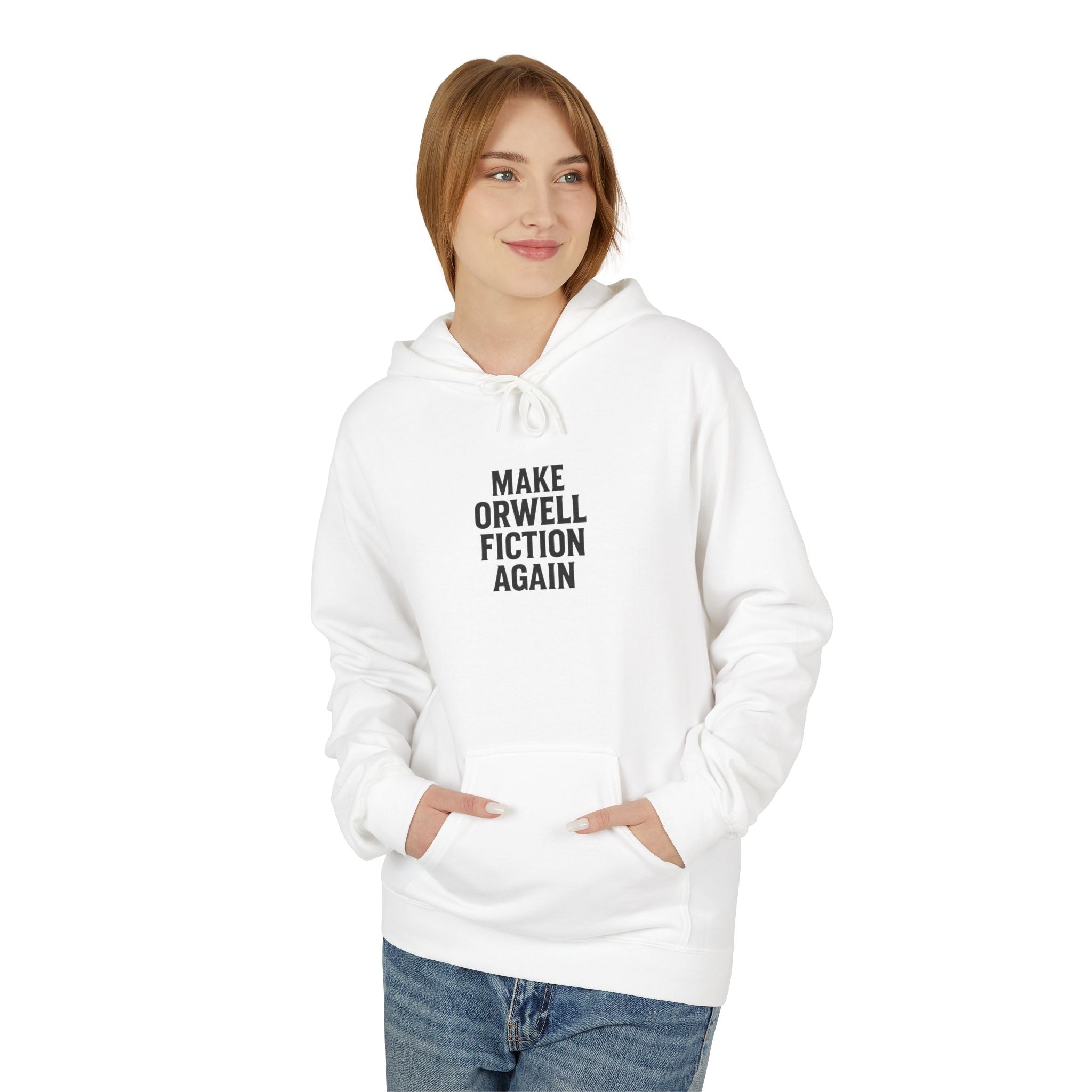 Orwell-Inspired Hoodie: Perfect for Book Lovers, Literary Gifts, Cozy Wear, Dystopian Vibes, Unique Statement Piece