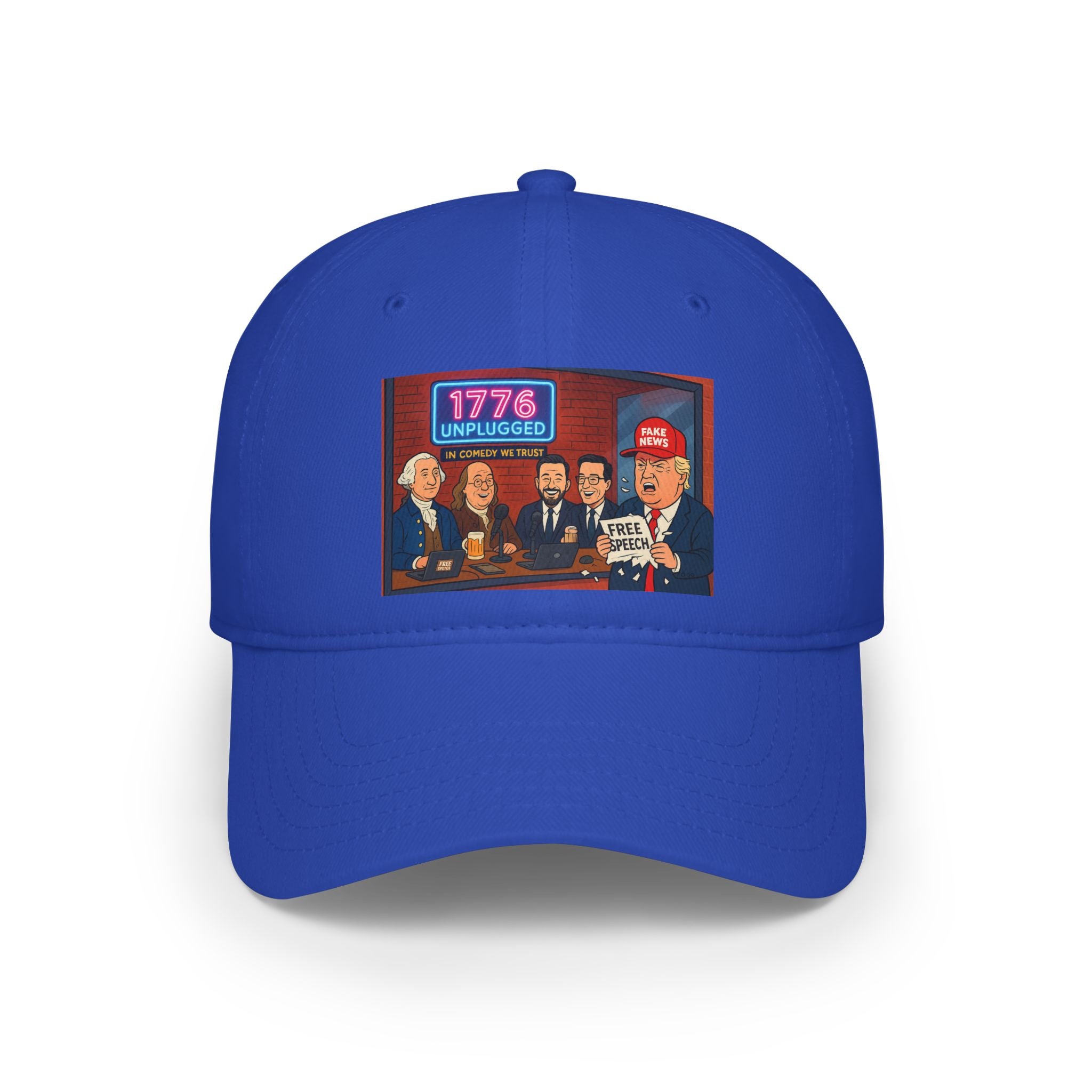 Patriotic Fan Baseball Cap, Unplugged Cap for Sports Events, Great for Gifts, Fourth of July, Outdoor Activities, Casual Wear