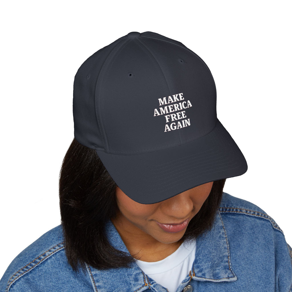 Embroidered Baseball Cap - Make America Free Again, Adjustable Hat for Events, Gifts, Outdoor Activities, Fashion