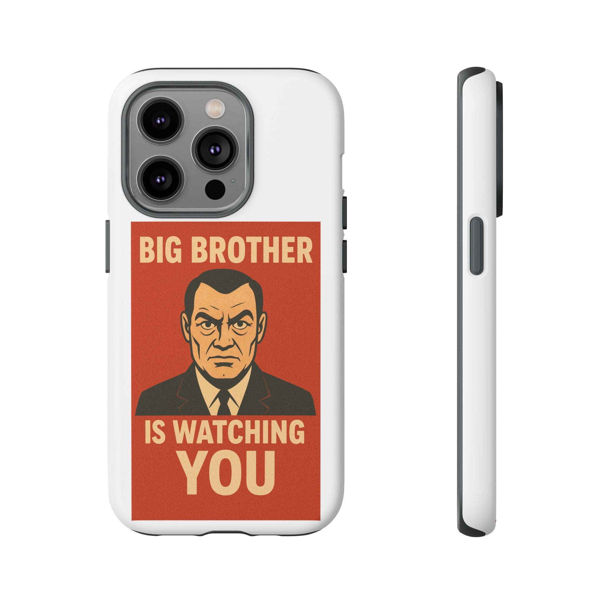 Phone Case - Big Brother Is Watching You, Vintage Style Case, Pop Culture Accessory, Unique Gift for Him or Her, Halloween Decor