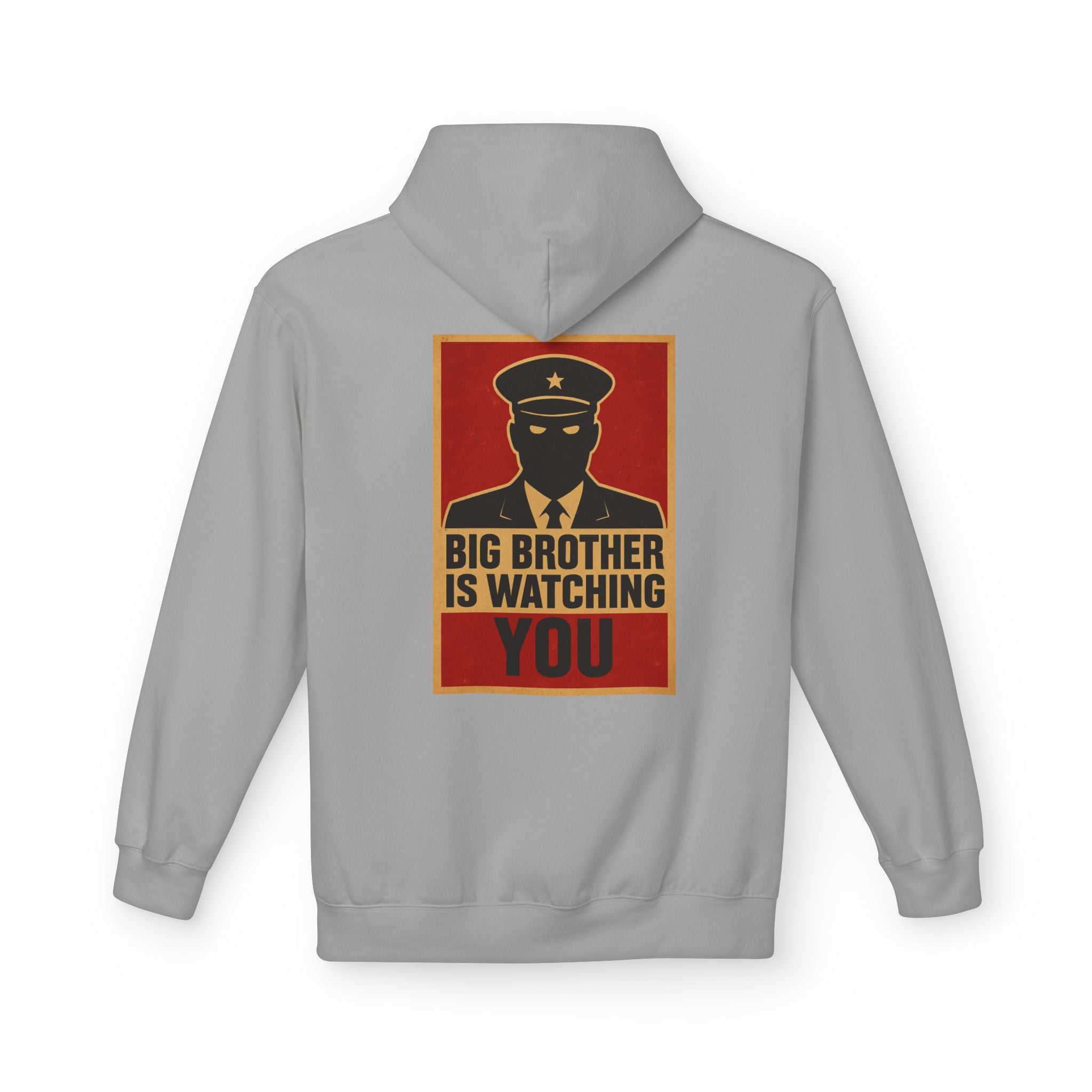 Big Brother Is Watching You Hoodie - Unisex Fleece Sweatshirt, Cozy Gift for Fans of Dystopian Literature, Statement Apparel