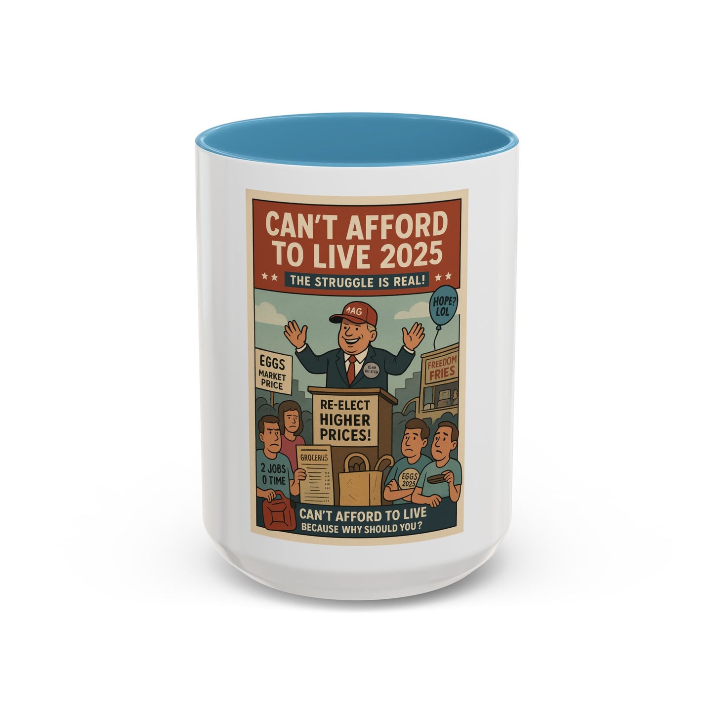 Retro-Inspired Accent Coffee Mug, Funny Gift for Coffee Lovers, Unique Kitchen Decor, Humorous Mug for 2025, Perfect for Birthdays & [...]