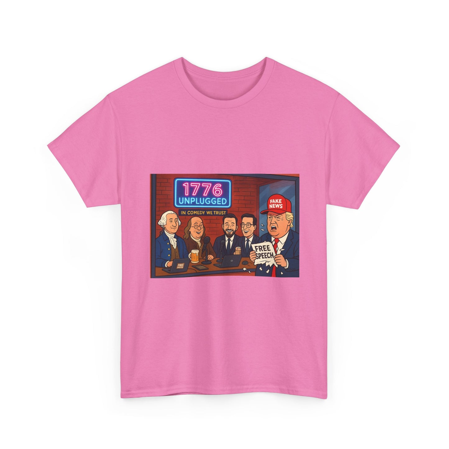 Unisex Political Humor Tee, 1776 Unplugged Graphic Shirt for Freedom Lovers, Fun Gift for Birthdays, Casual Wear, Election Season