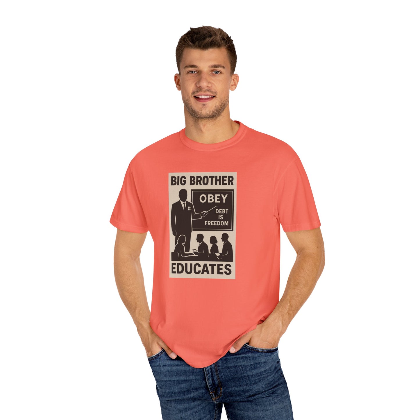 Big Brother T-Shirt, Unisex Graphic Tee, Vintage Protest Shirt, Political Statement Tee, Gift for Activists, Comfortable Everyday Wear