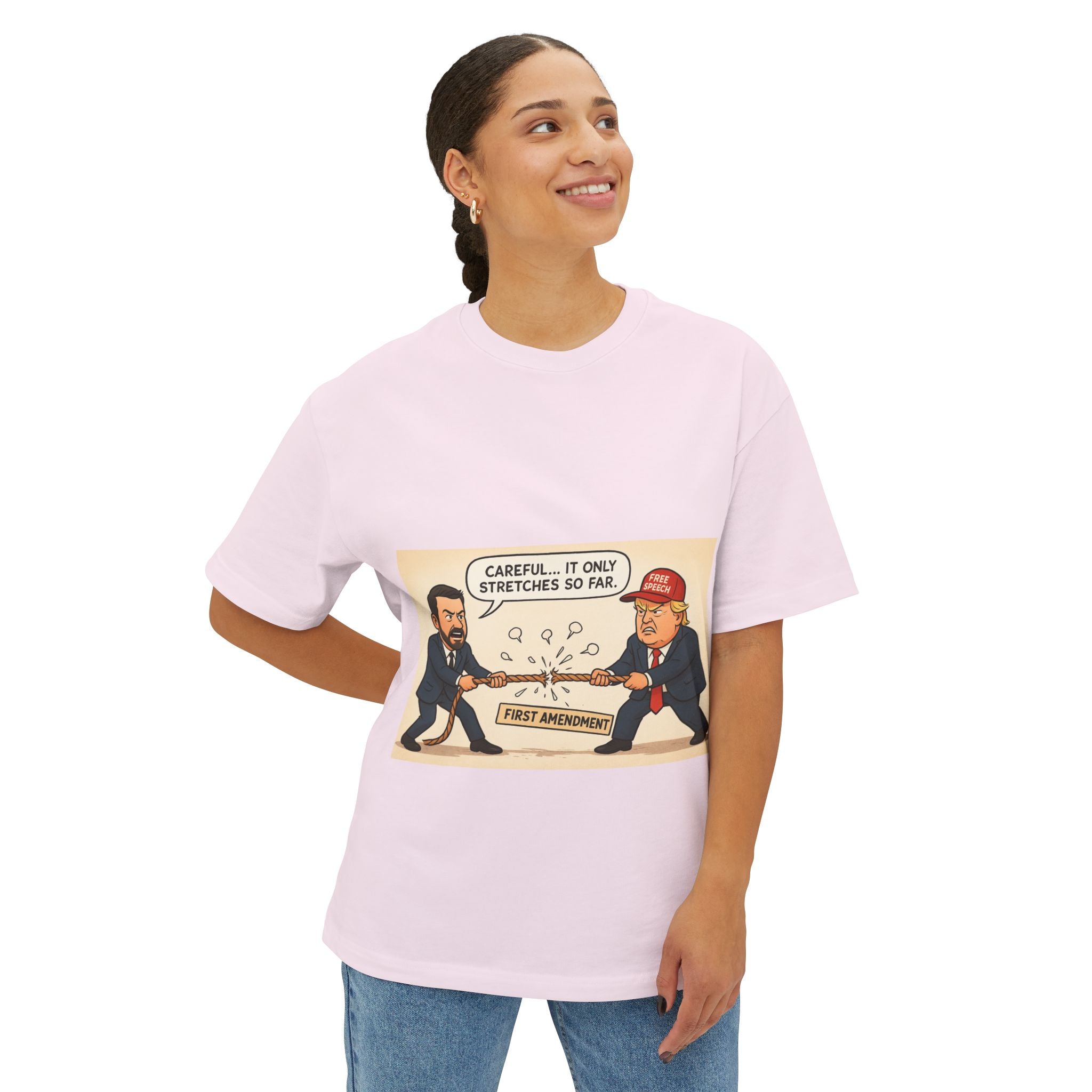 political humor Unisex Oversized Boxy Tee