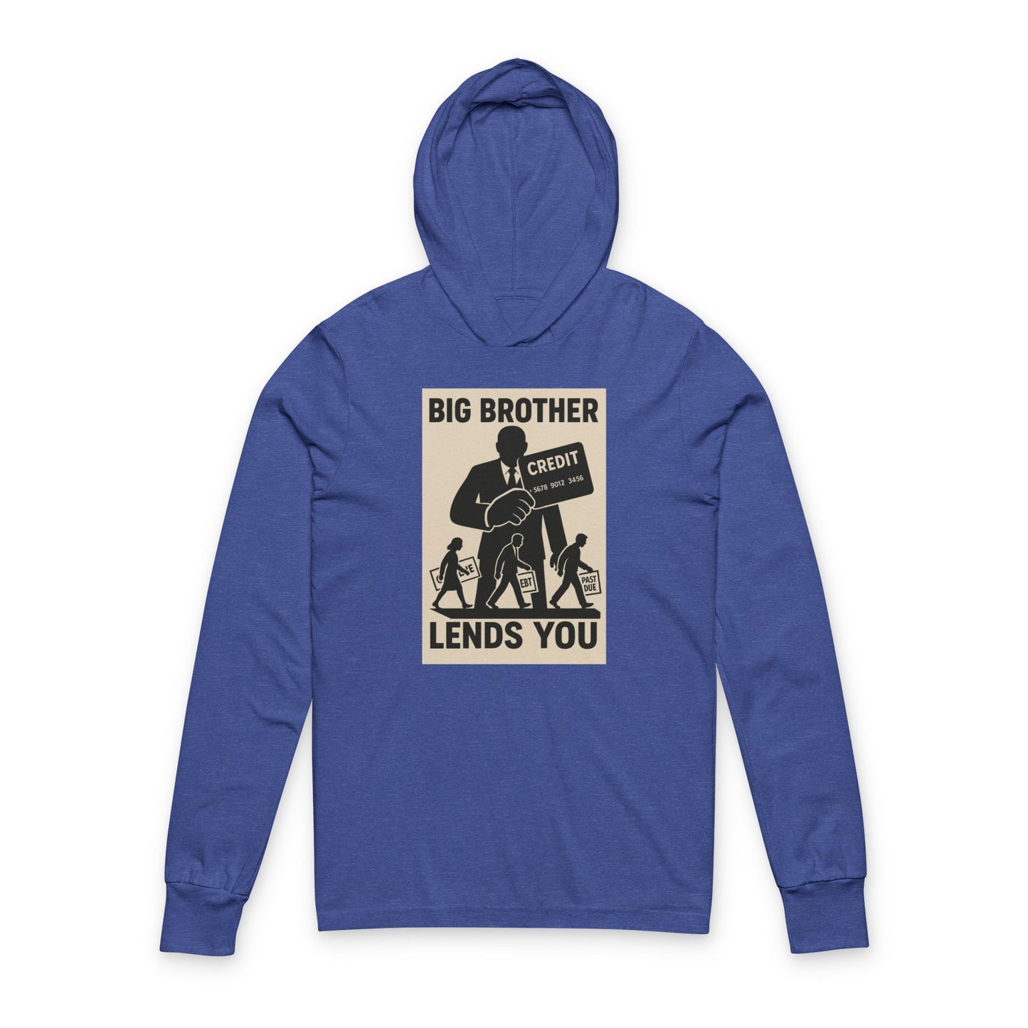 Big Brother Unisex Hooded Long Sleeve Tee, Casual Hooded Shirt, Unisex Hoodie Gift, Comfortable Everyday Wear, Ideal for Any Season