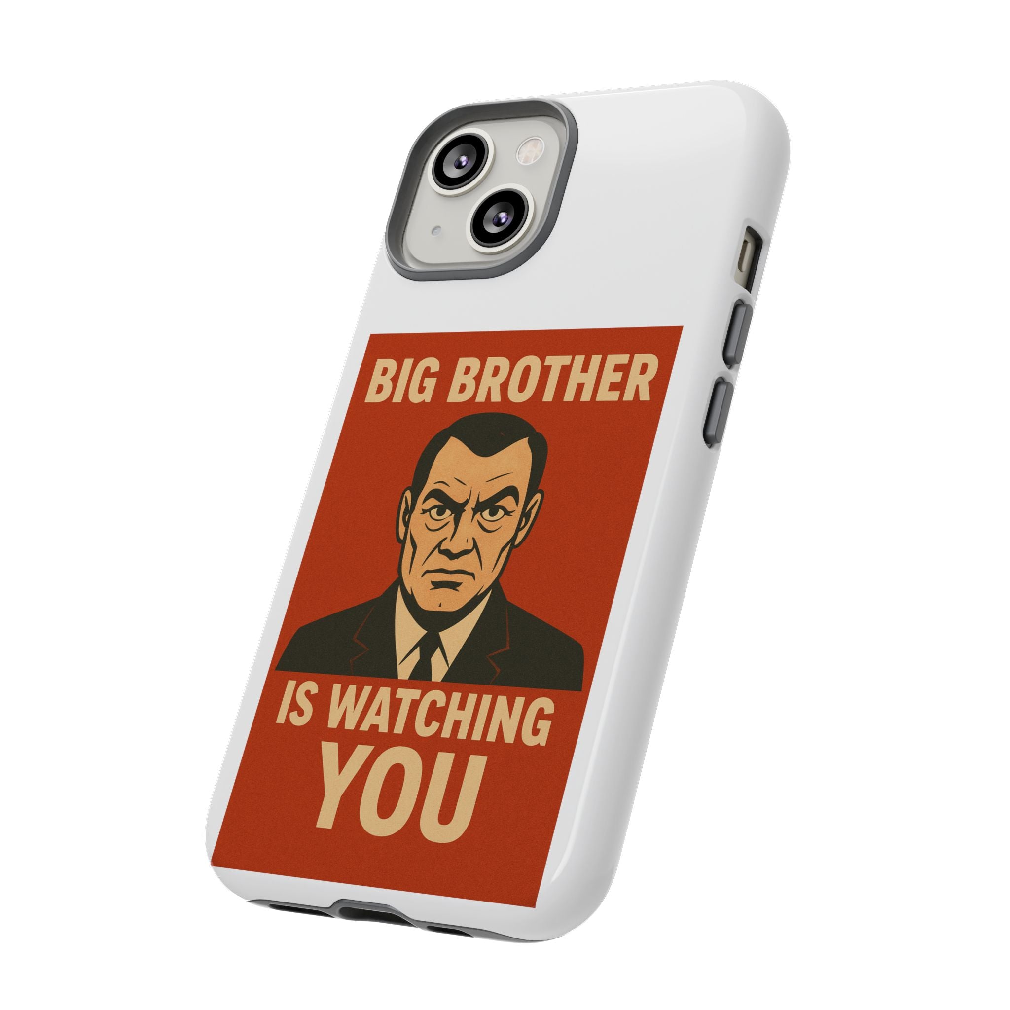 Phone Case - Big Brother Is Watching You, Vintage Style Case, Pop Culture Accessory, Unique Gift for Him or Her, Halloween Decor