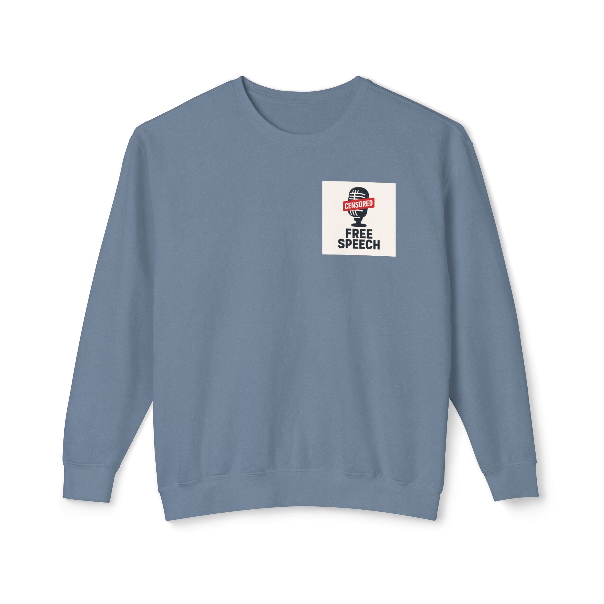 Trump-Inspired Unisex Lightweight Crewneck Sweatshirt, Funny Gift for Dad, Graphic Sweatshirt, Casual Wear, Political Apparel