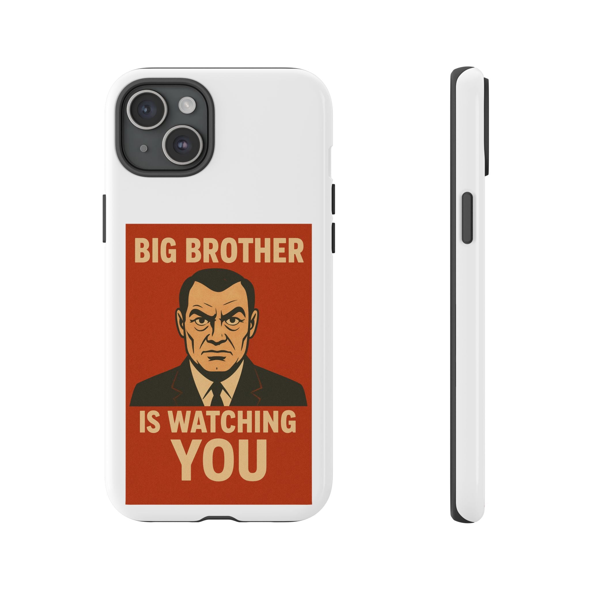 Phone Case - Big Brother Is Watching You, Vintage Style Case, Pop Culture Accessory, Unique Gift for Him or Her, Halloween Decor