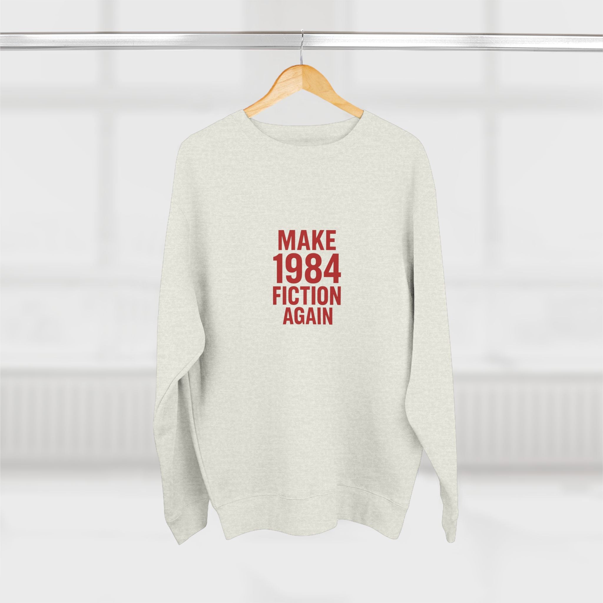 Unisex Crewneck Sweatshirt - Make Orwell Fiction Again, Cozy Pullover for Book Lovers, Casual Literature Sweatshirt, Unique Gift for [...]