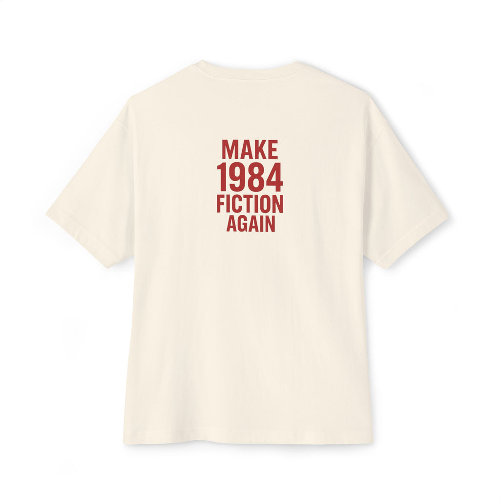 Unisex Oversized Boxy Tee - Fake News Veteran Tee, Casual Graphic T-Shirt, Streetwear, Gift for Friends, Unique Statement Shirt