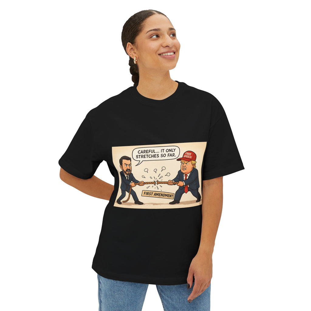 political humor Unisex Oversized Boxy Tee