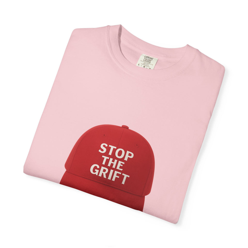 Unisex Garment-Dyed T-shirt with 'STOP THE GRIFT' Design, Casual Tee, Thought-Provoking Shirt, Gift for Activists, Statement Apparel, [...]