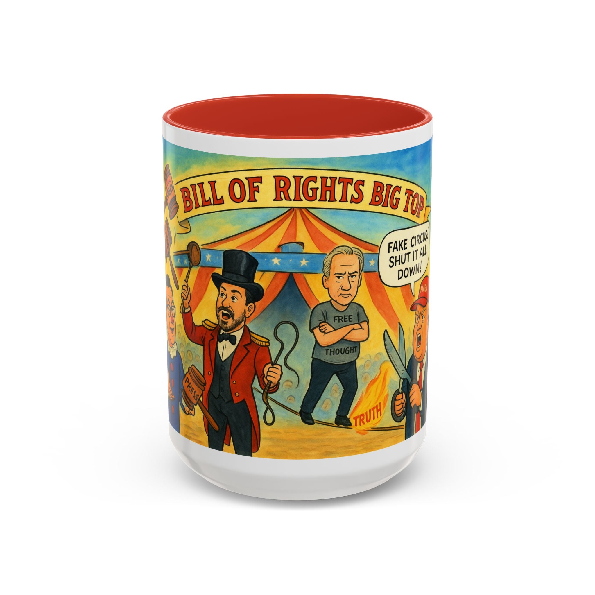 Political Statement Coffee Mug with Fun Design for Activists, Great Gift for Birthdays, Holidays, Office Humor, Collectors