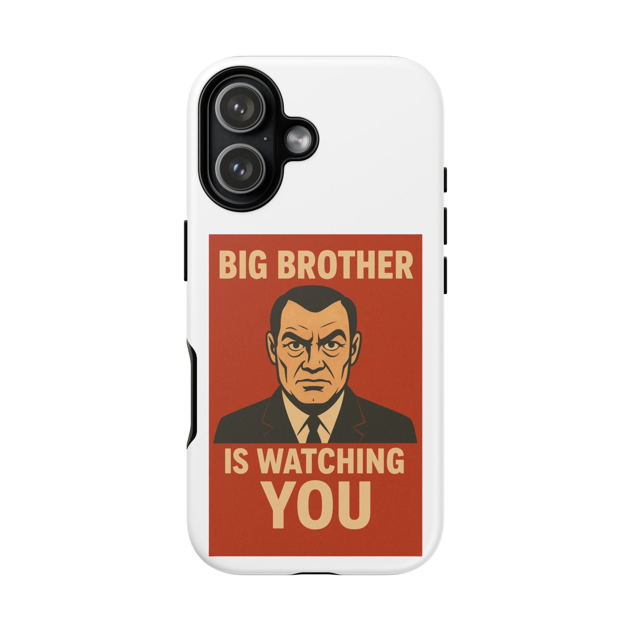Phone Case - Big Brother Is Watching You, Vintage Style Case, Pop Culture Accessory, Unique Gift for Him or Her, Halloween Decor