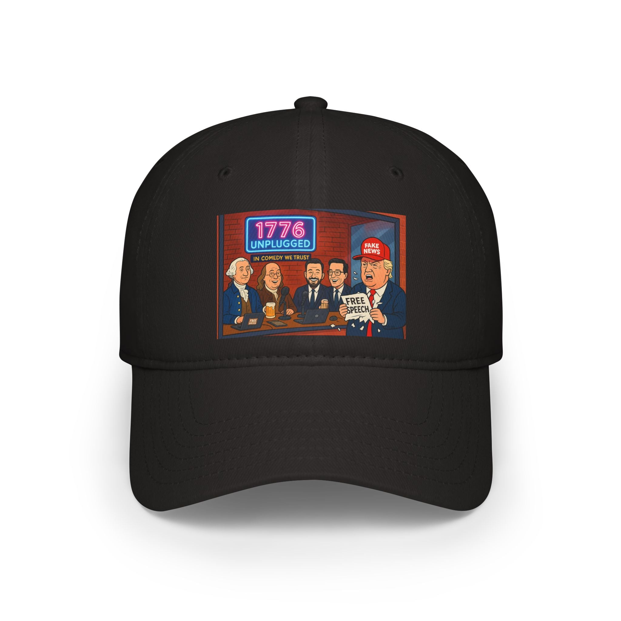 Patriotic Fan Baseball Cap, Unplugged Cap for Sports Events, Great for Gifts, Fourth of July, Outdoor Activities, Casual Wear