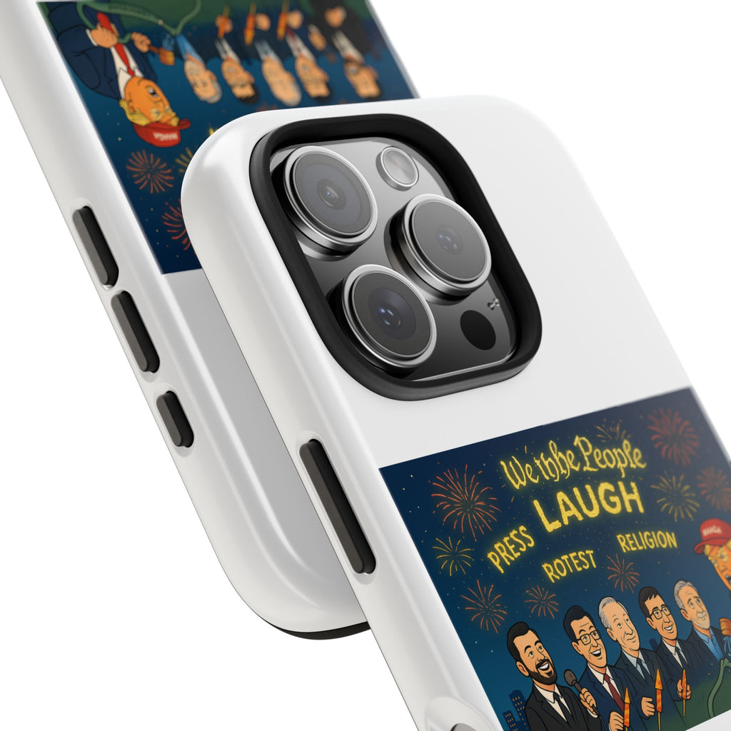 Bold Cancellation Tough Phone Cases, Political Statement Case, Funny Protest Case, Gift for Activists, Unique Phone Cover