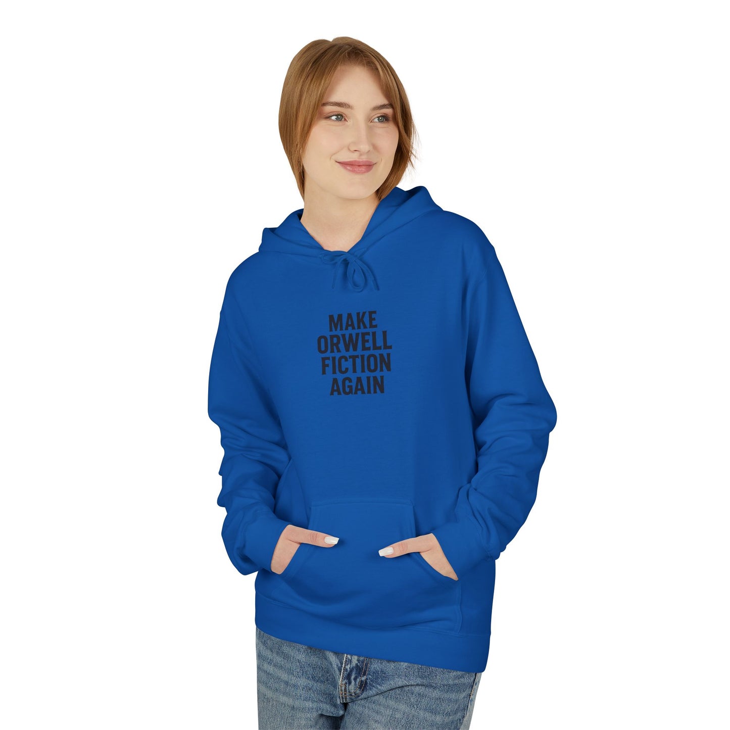 Orwell-Inspired Hoodie: Perfect for Book Lovers, Literary Gifts, Cozy Wear, Dystopian Vibes, Unique Statement Piece