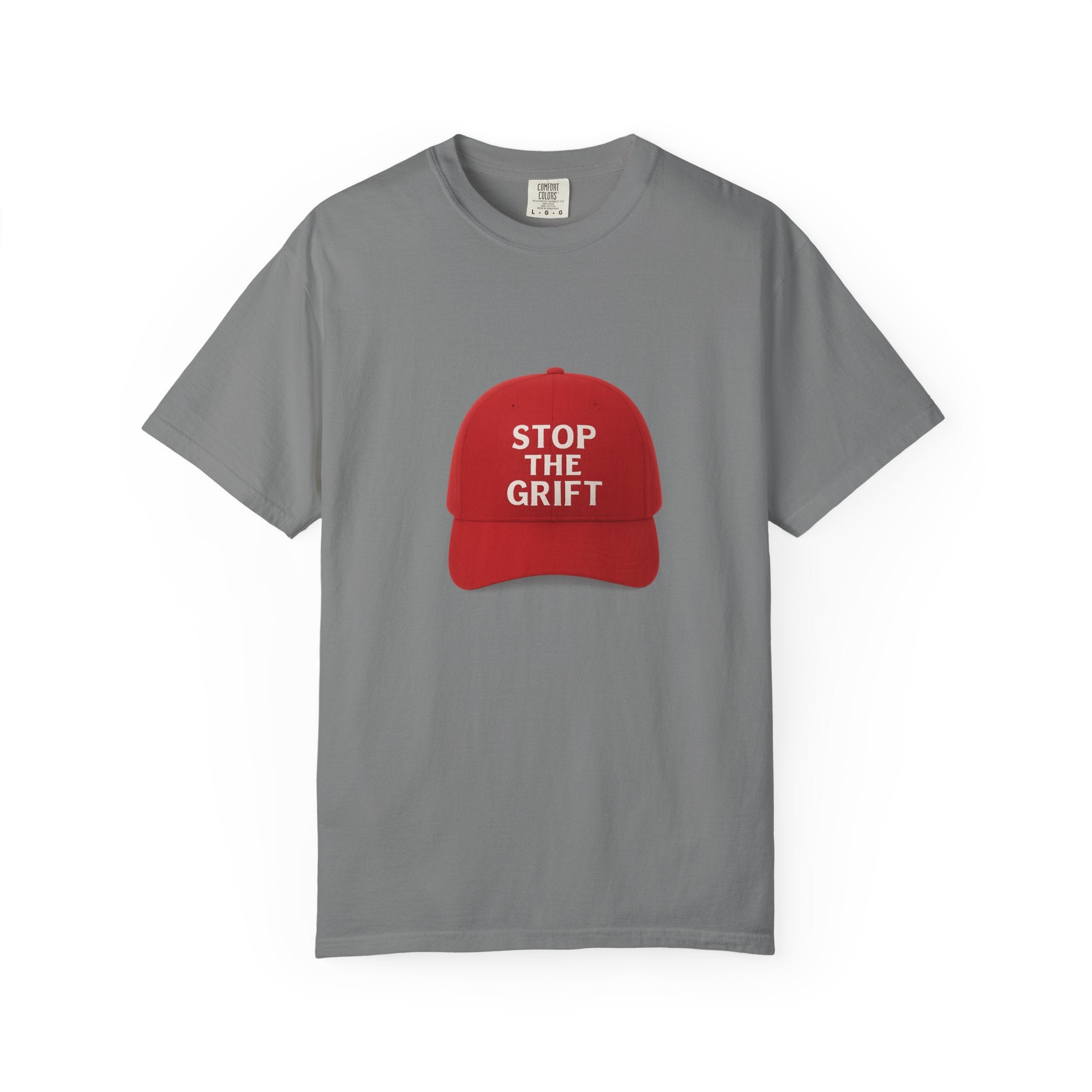 Unisex Garment-Dyed T-shirt with 'STOP THE GRIFT' Design, Casual Tee, Thought-Provoking Shirt, Gift for Activists, Statement Apparel, [...]