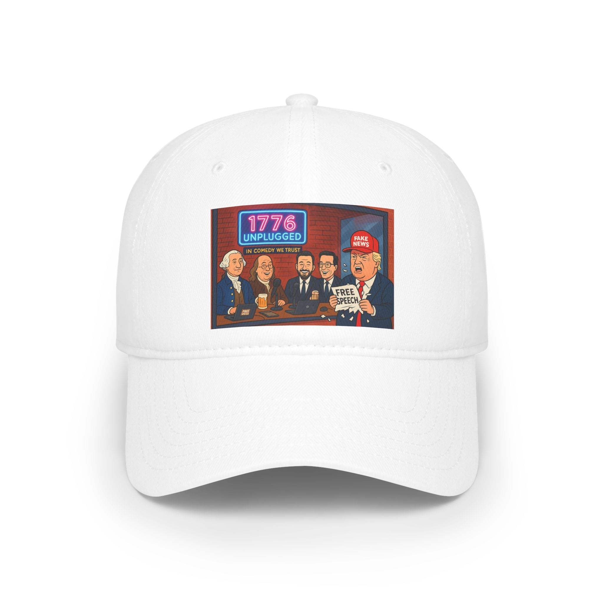 Patriotic Fan Baseball Cap, Unplugged Cap for Sports Events, Great for Gifts, Fourth of July, Outdoor Activities, Casual Wear