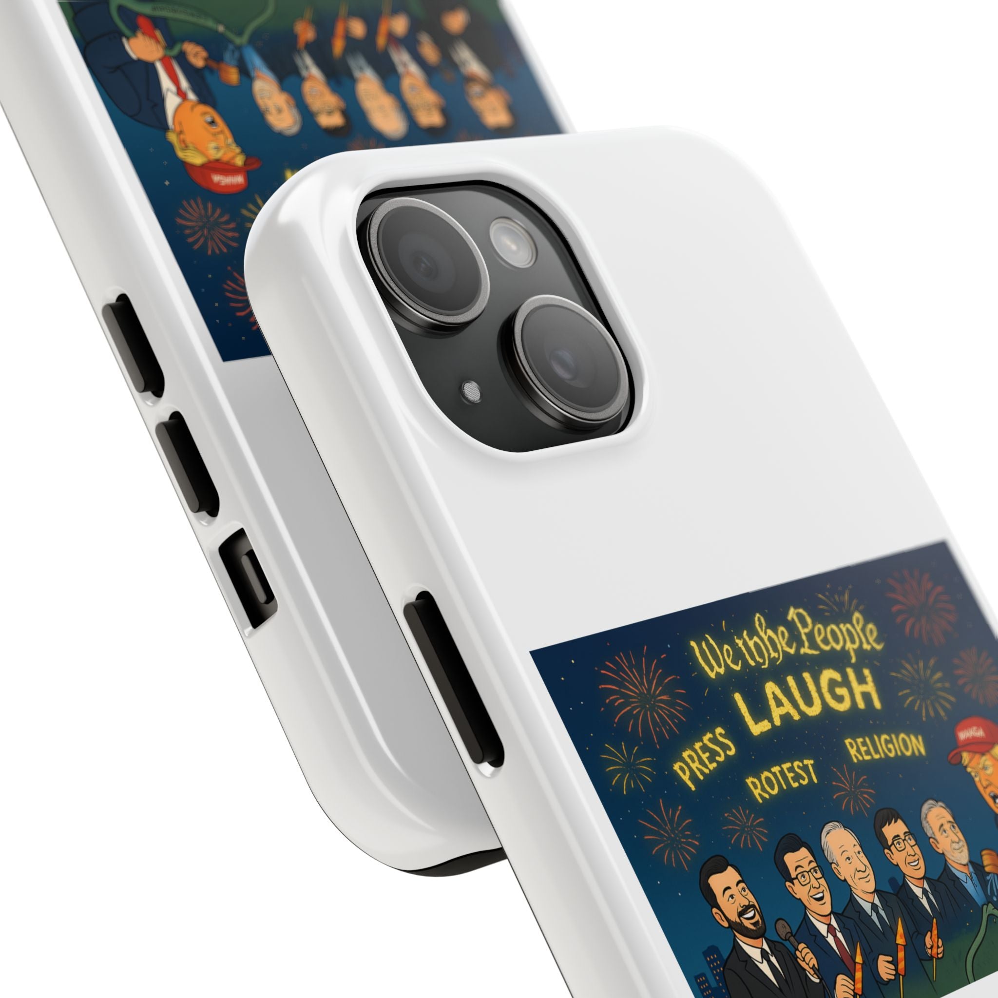 Bold Cancellation Tough Phone Cases, Political Statement Case, Funny Protest Case, Gift for Activists, Unique Phone Cover