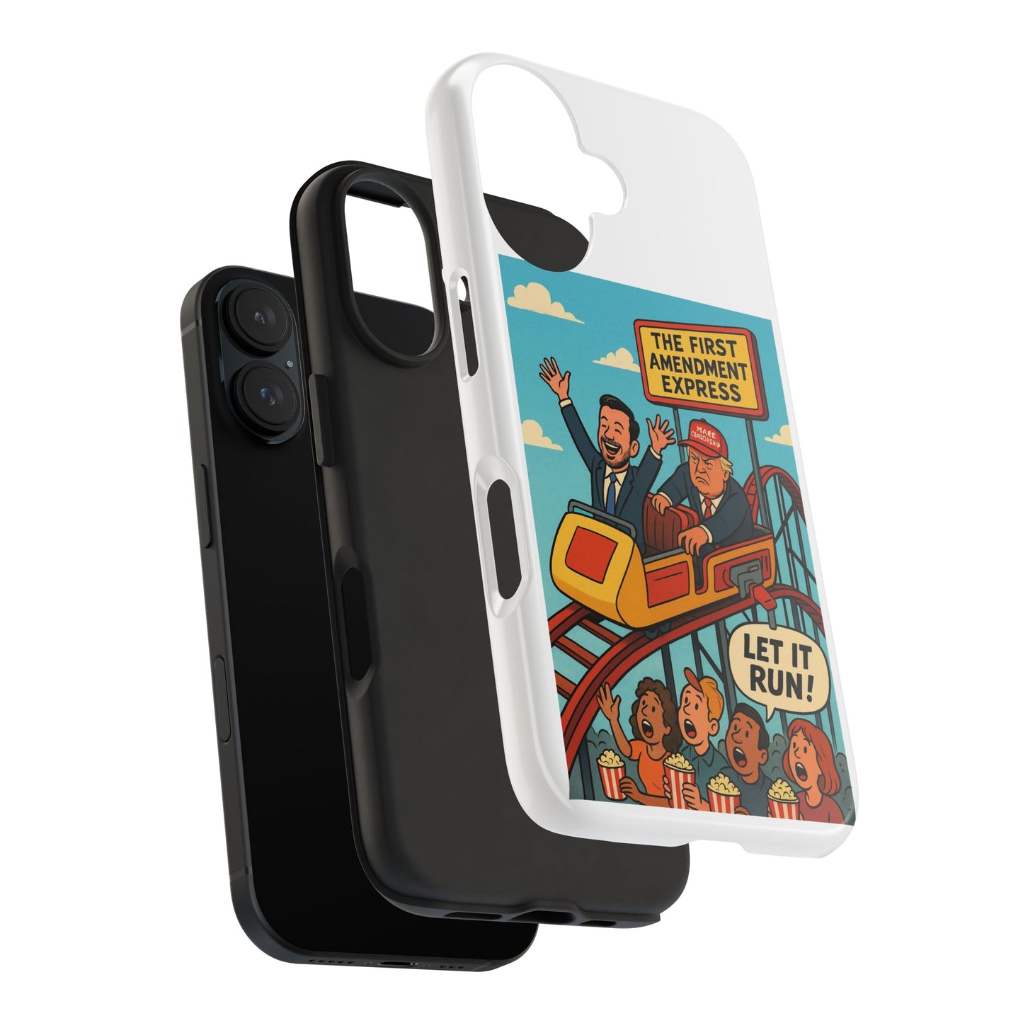 Humorous Roller Coaster Phone Case, Tough Phone Case for Fun-Loving Adults, Gifts for Theme Park Enthusiasts, Unique Tech Accessories, [...]