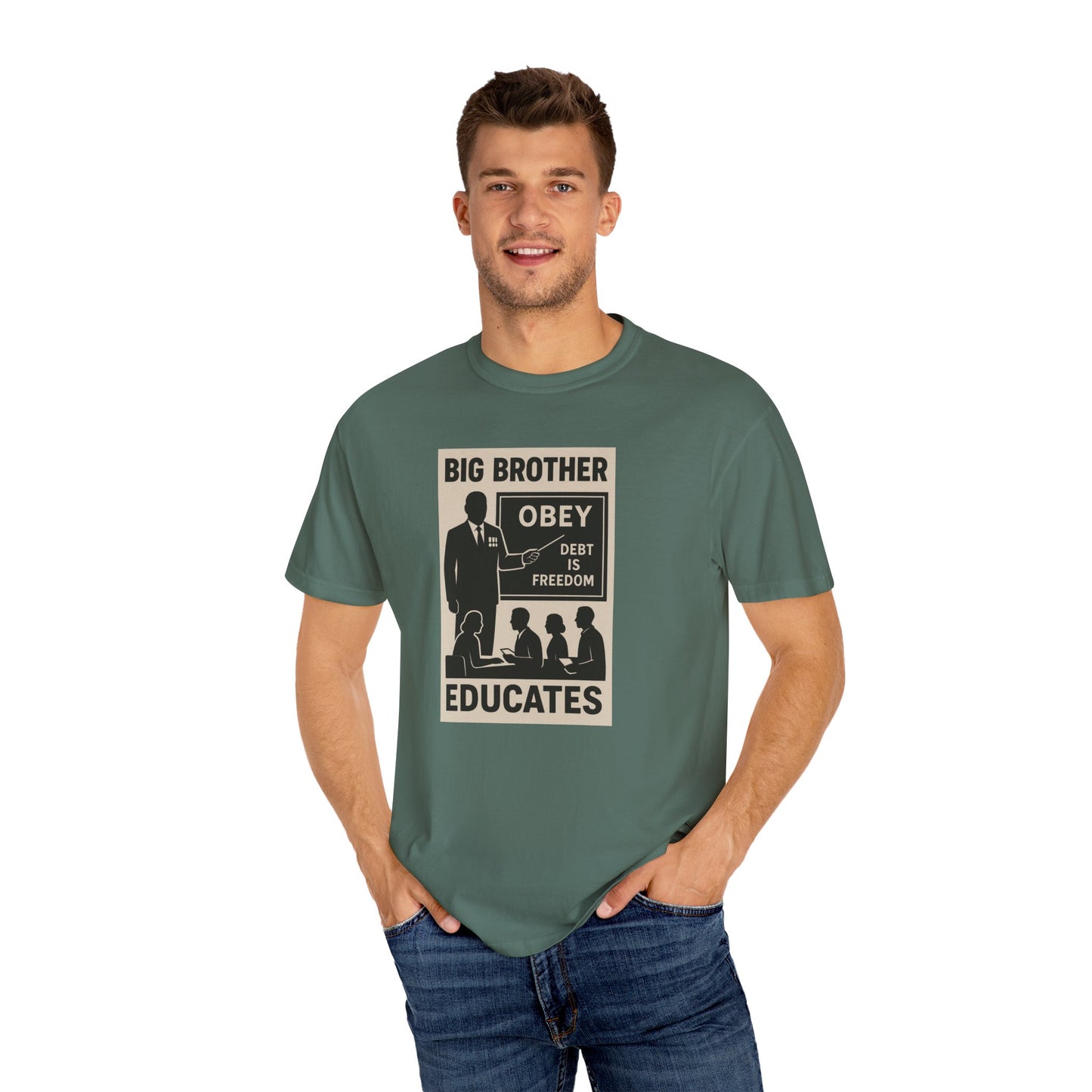 Big Brother T-Shirt, Unisex Graphic Tee, Vintage Protest Shirt, Political Statement Tee, Gift for Activists, Comfortable Everyday Wear