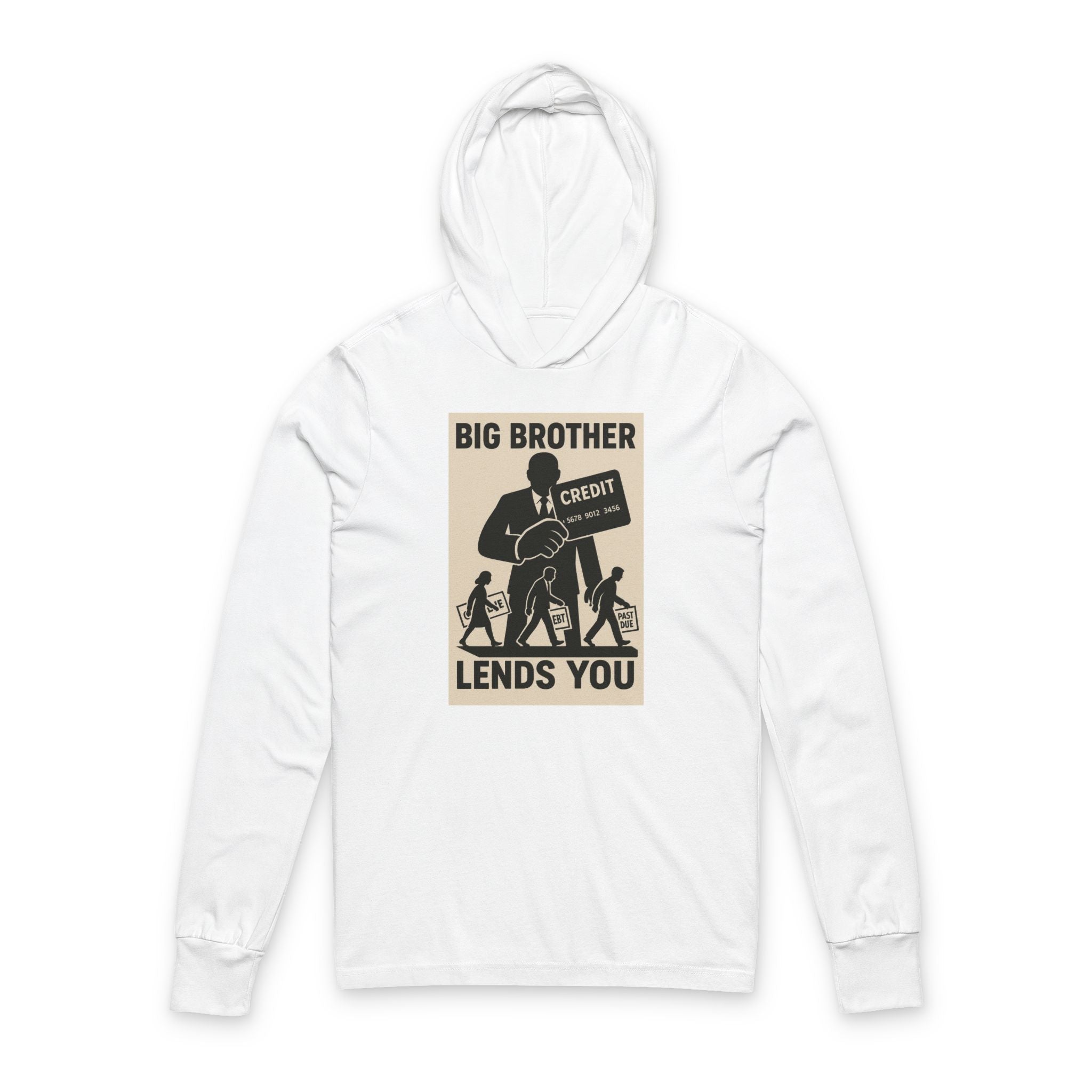 Big Brother Unisex Hooded Long Sleeve Tee, Casual Hooded Shirt, Unisex Hoodie Gift, Comfortable Everyday Wear, Ideal for Any Season