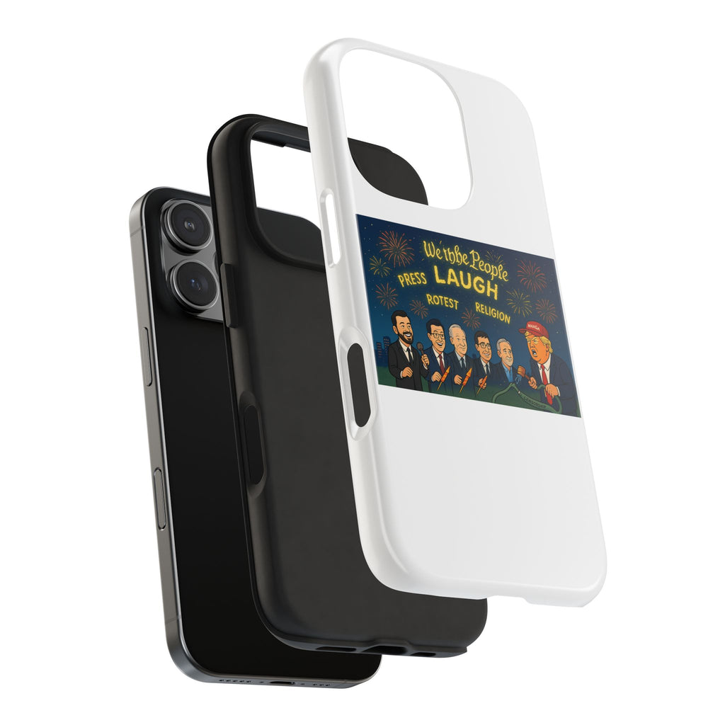 Bold Cancellation Tough Phone Cases, Political Statement Case, Funny Protest Case, Gift for Activists, Unique Phone Cover