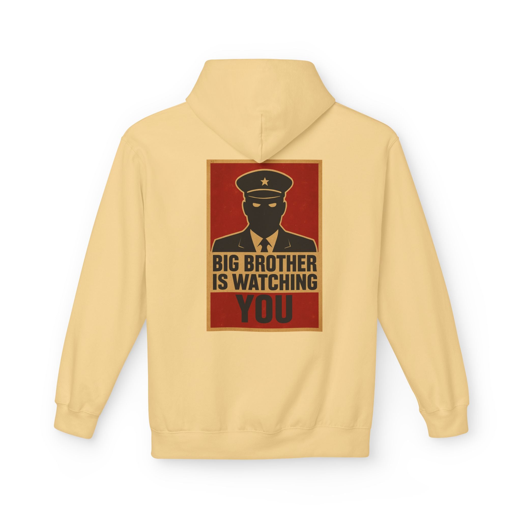 Big Brother Is Watching You Hoodie - Unisex Fleece Sweatshirt, Cozy Gift for Fans of Dystopian Literature, Statement Apparel